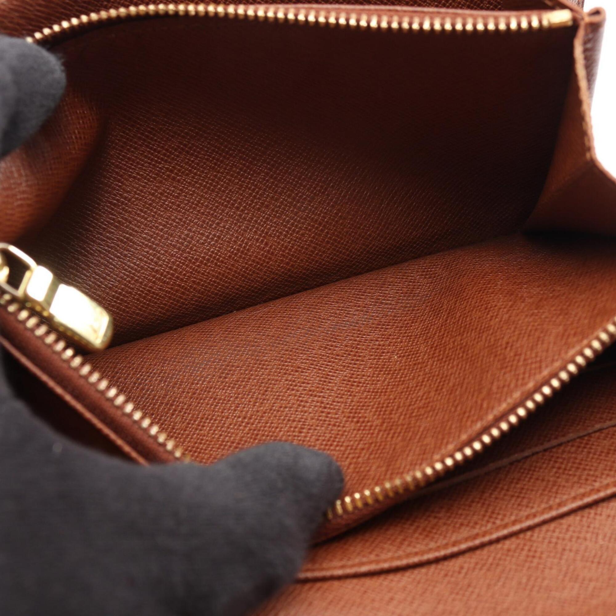 Louis Vuitton Brown Pvc Long Wallet (Bi-Fold) (Pre-Owned)