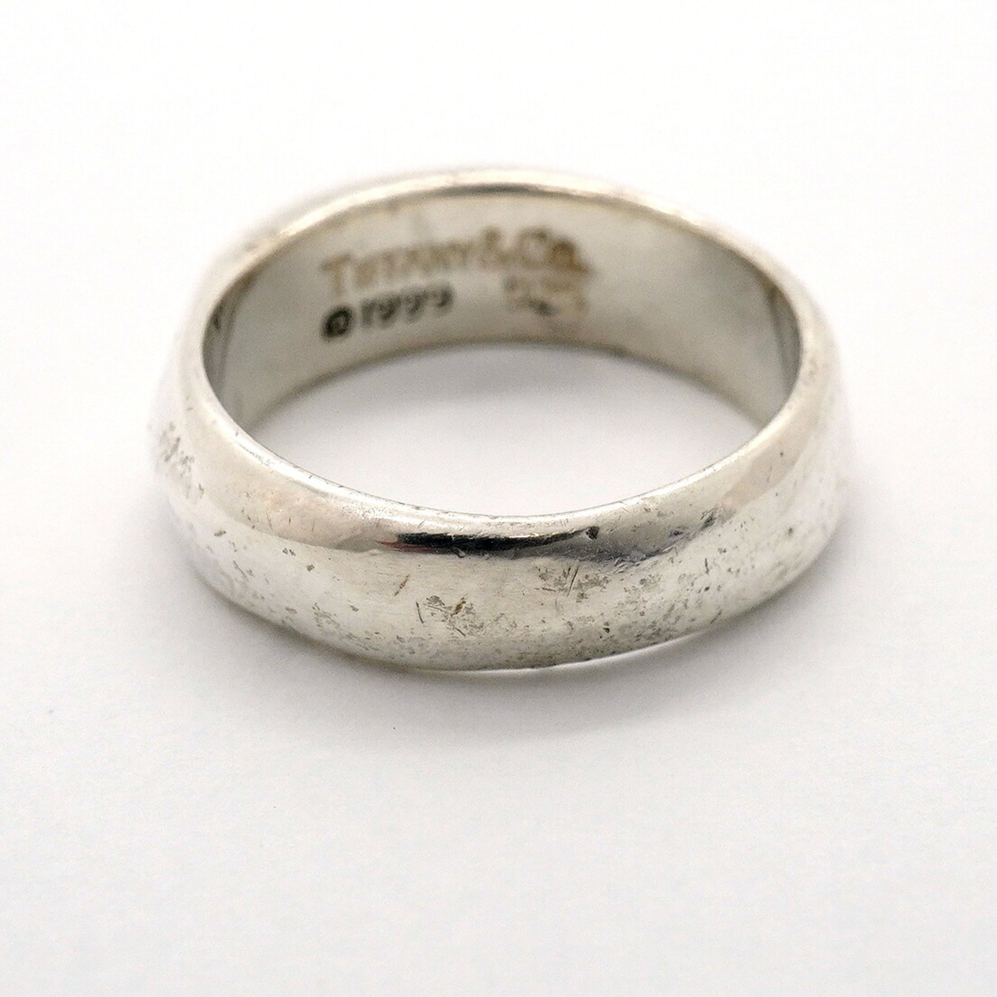 Tiffany Silver 925 Band Ring (Pre-Owned)