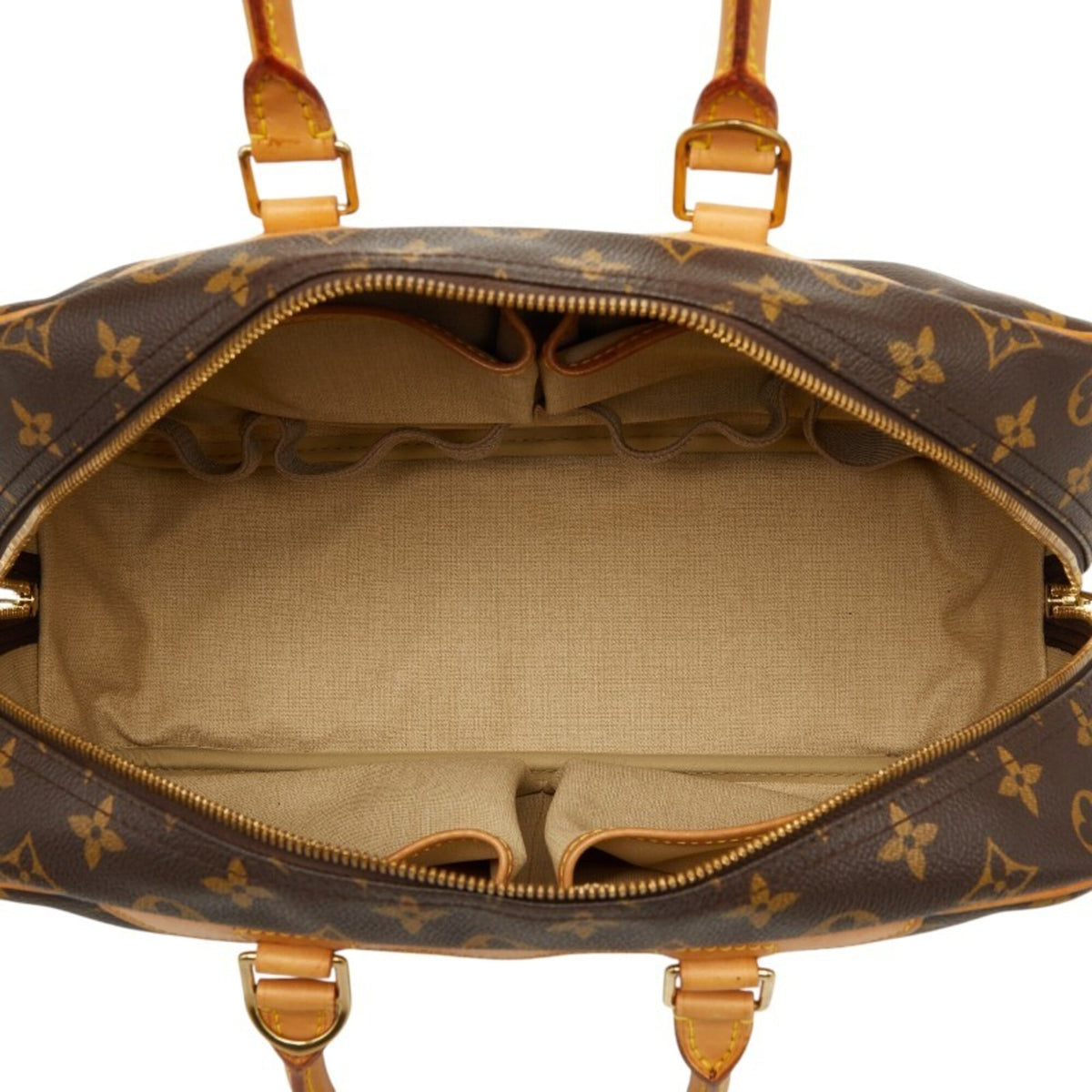 Louis Vuitton Brown Monogram Pvc Leather Handbag (Pre-Owned)