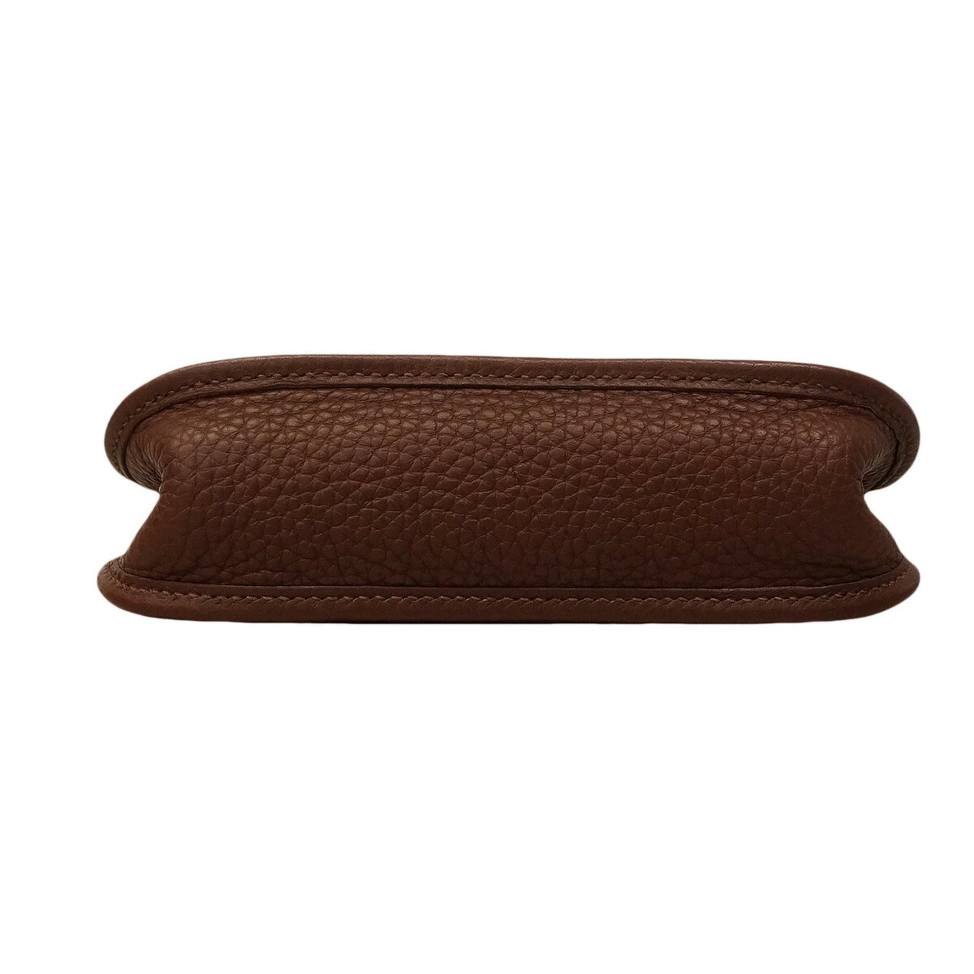 Hermes Brown Taurillon Clemence Leather Shoulder Bag (Pre-Owned)