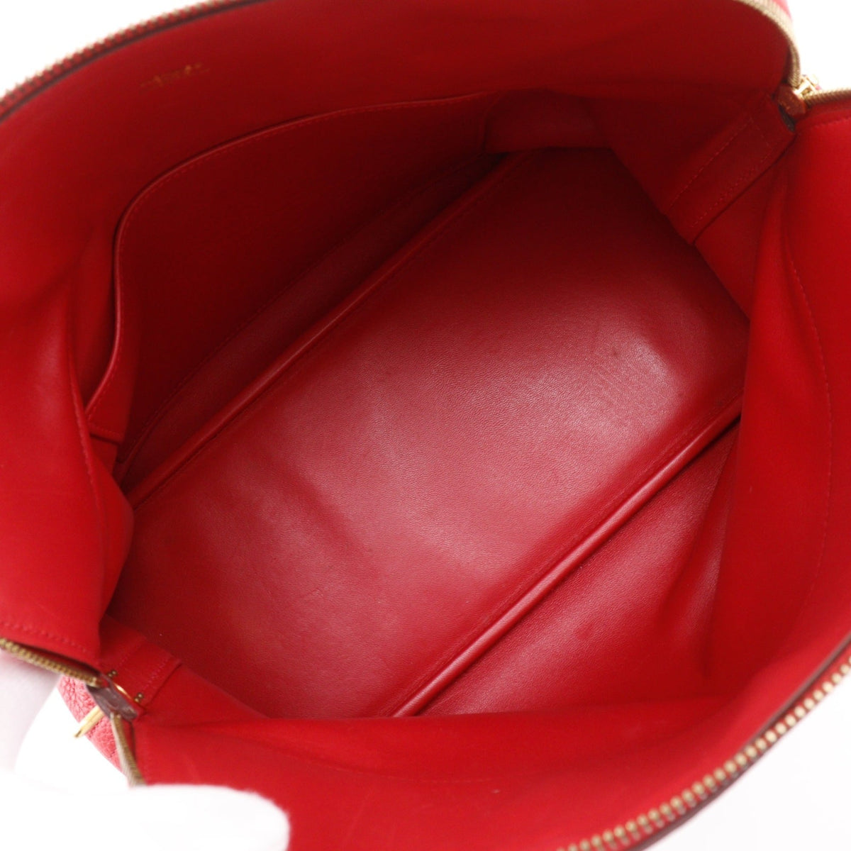 Hermes Bolide Red Color Taurillon Clemence Leather Handbag (Pre-Owned)