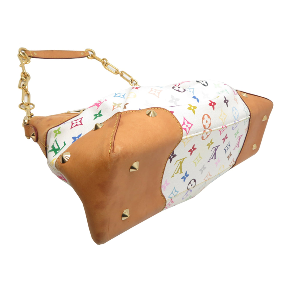Louis Vuitton White Monogram Multicolore Shoulder Bag (Pre-Owned)