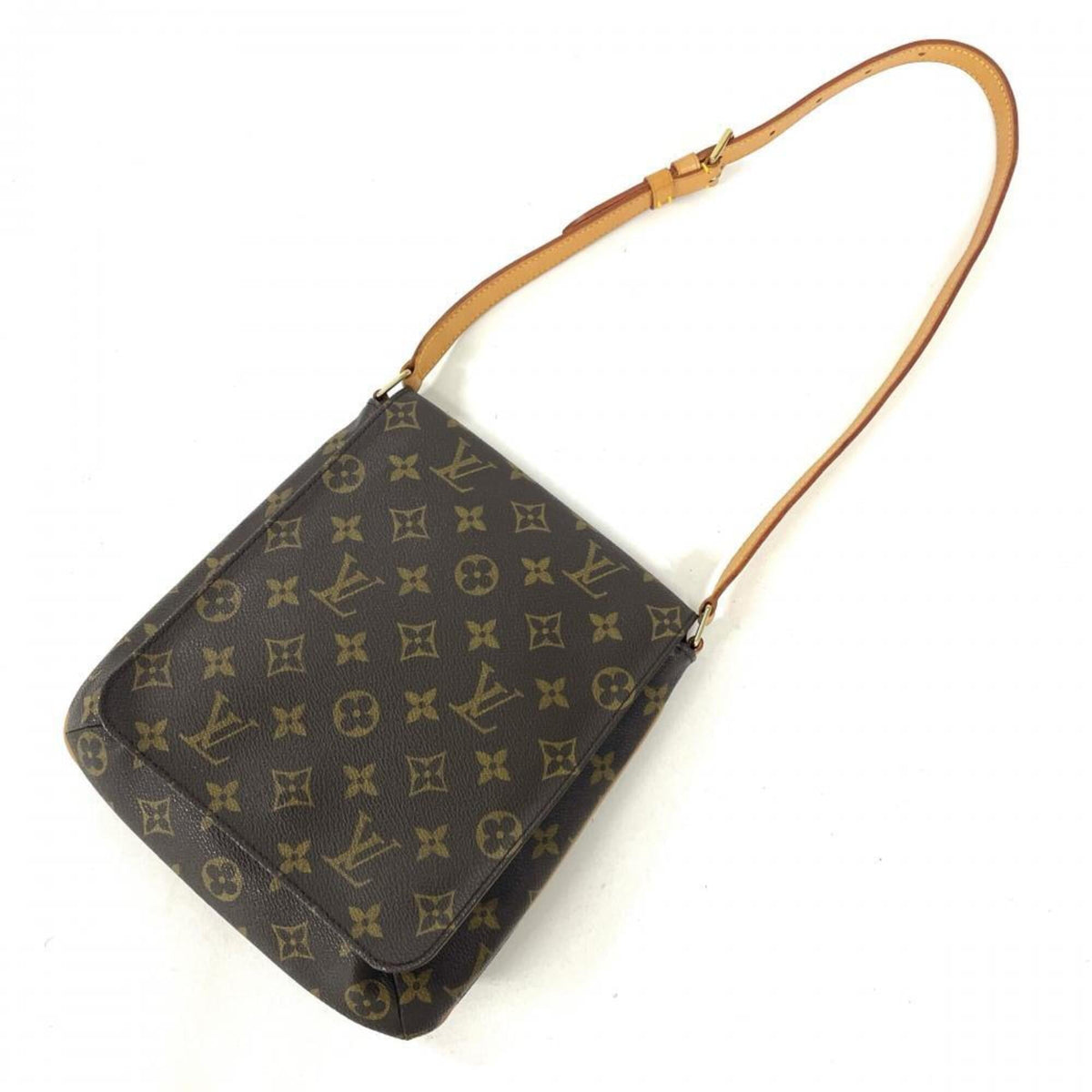 Louis Vuitton Brown Monogram Canvas Shoulder Bag (Pre-Owned)