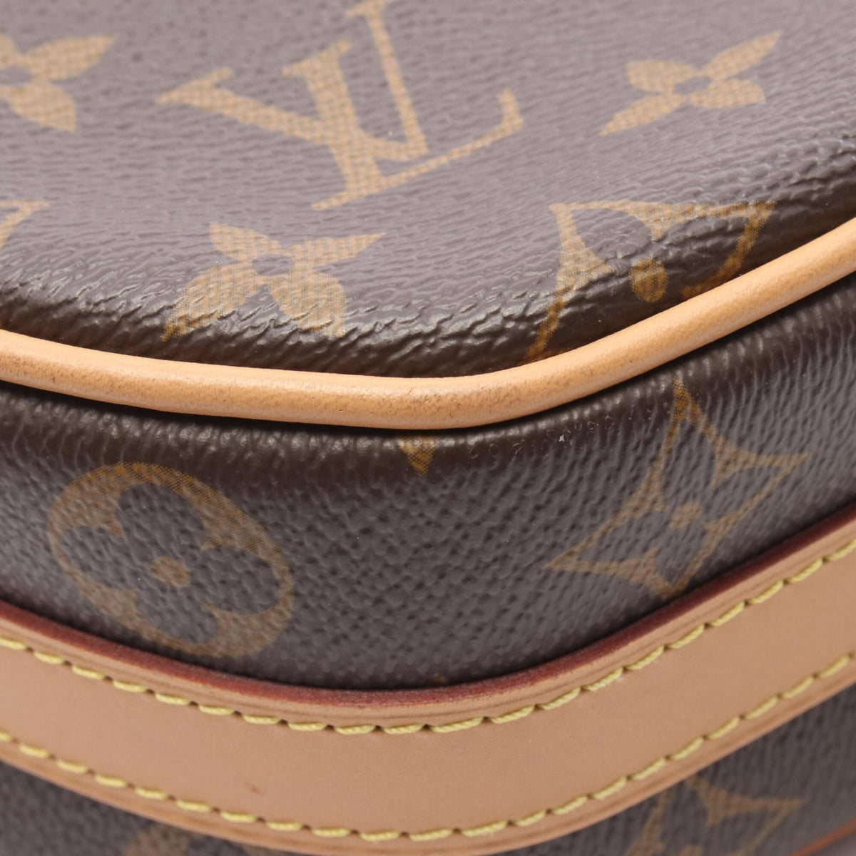Louis Vuitton Brown Monogram Coated Canvas Handbag Shoulder Bag (Pre-Owned)