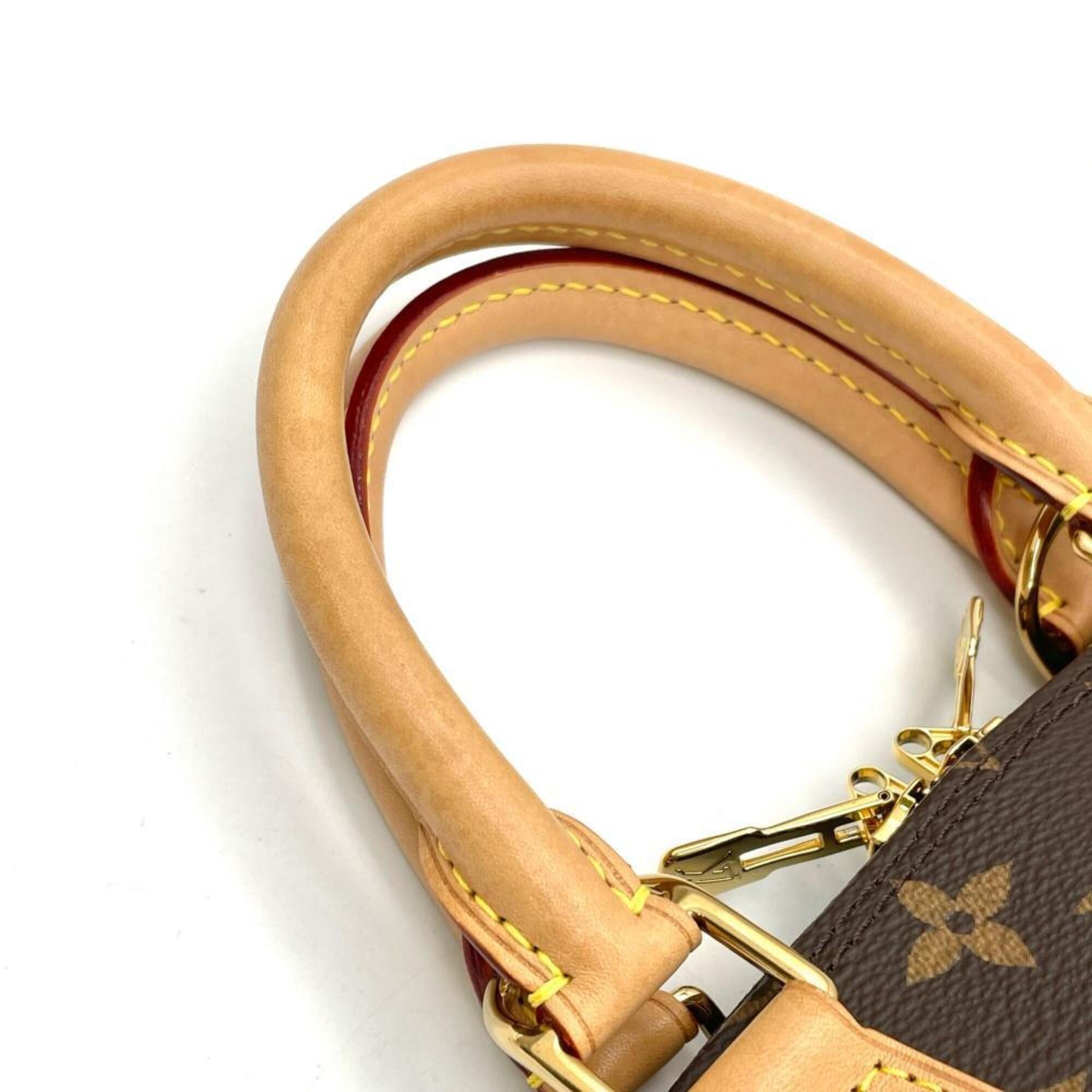Louis Vuitton Brown Monogram Canvas Handbag (Pre-Owned)