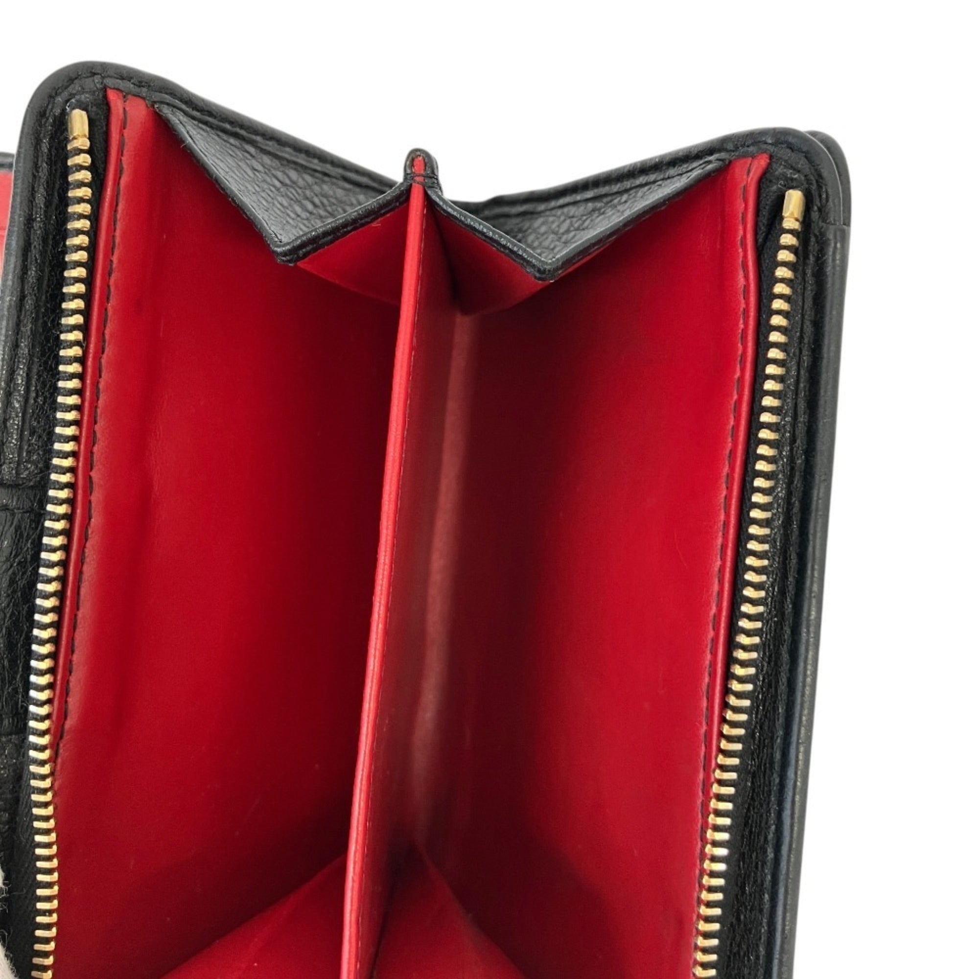 Prada Black Leather Wallet (Bi-Fold) (Pre-Owned)