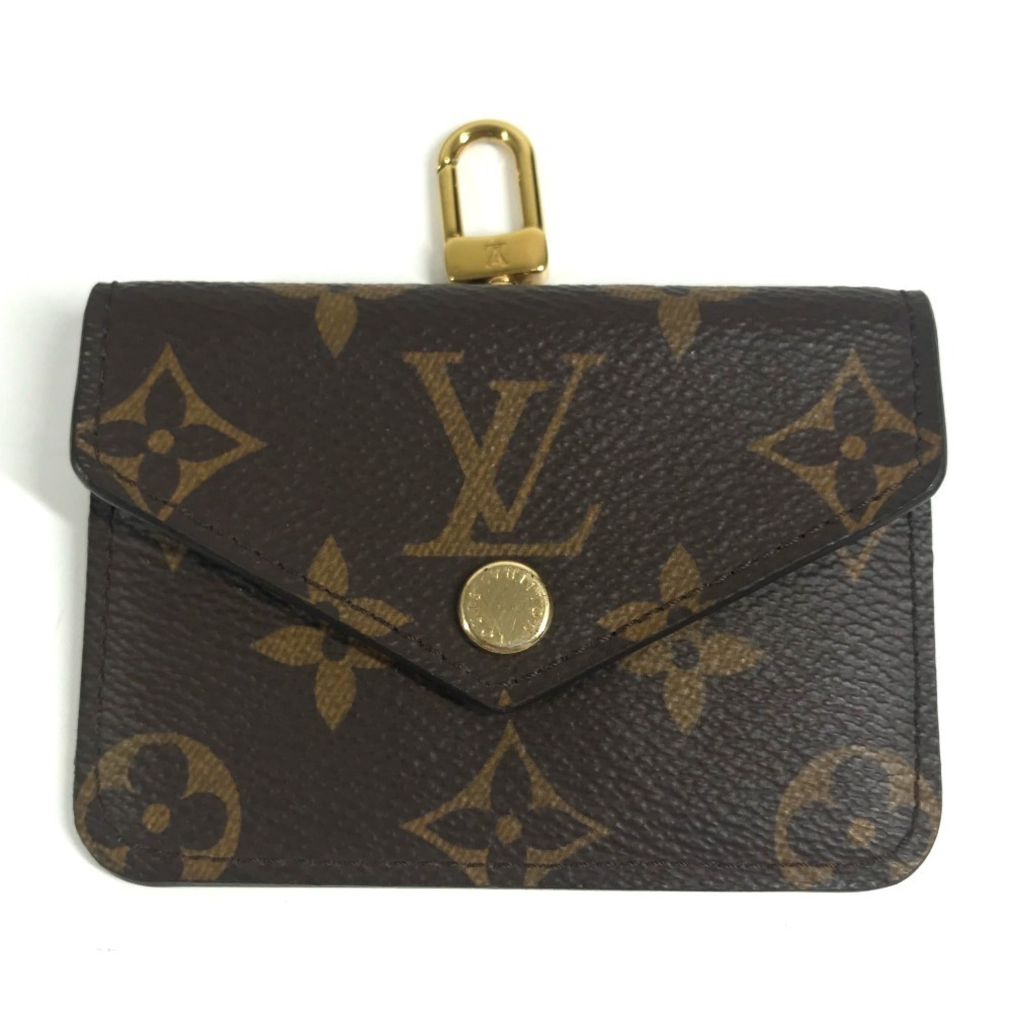 Louis Vuitton Brown Khaki Monogram Monogram Coin Purse/Coin Case (Pre-Owned)