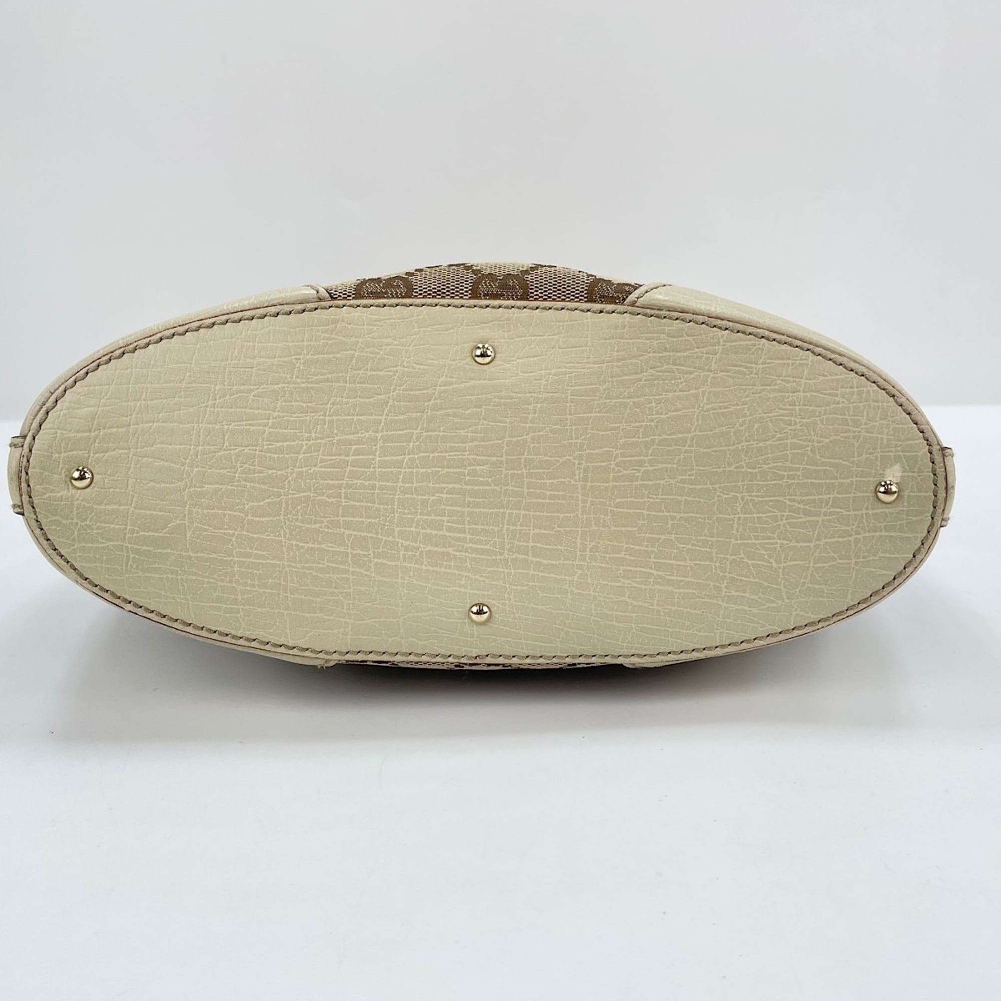 Gucci Horsebit White Shoulder Bag (Pre-Owned)