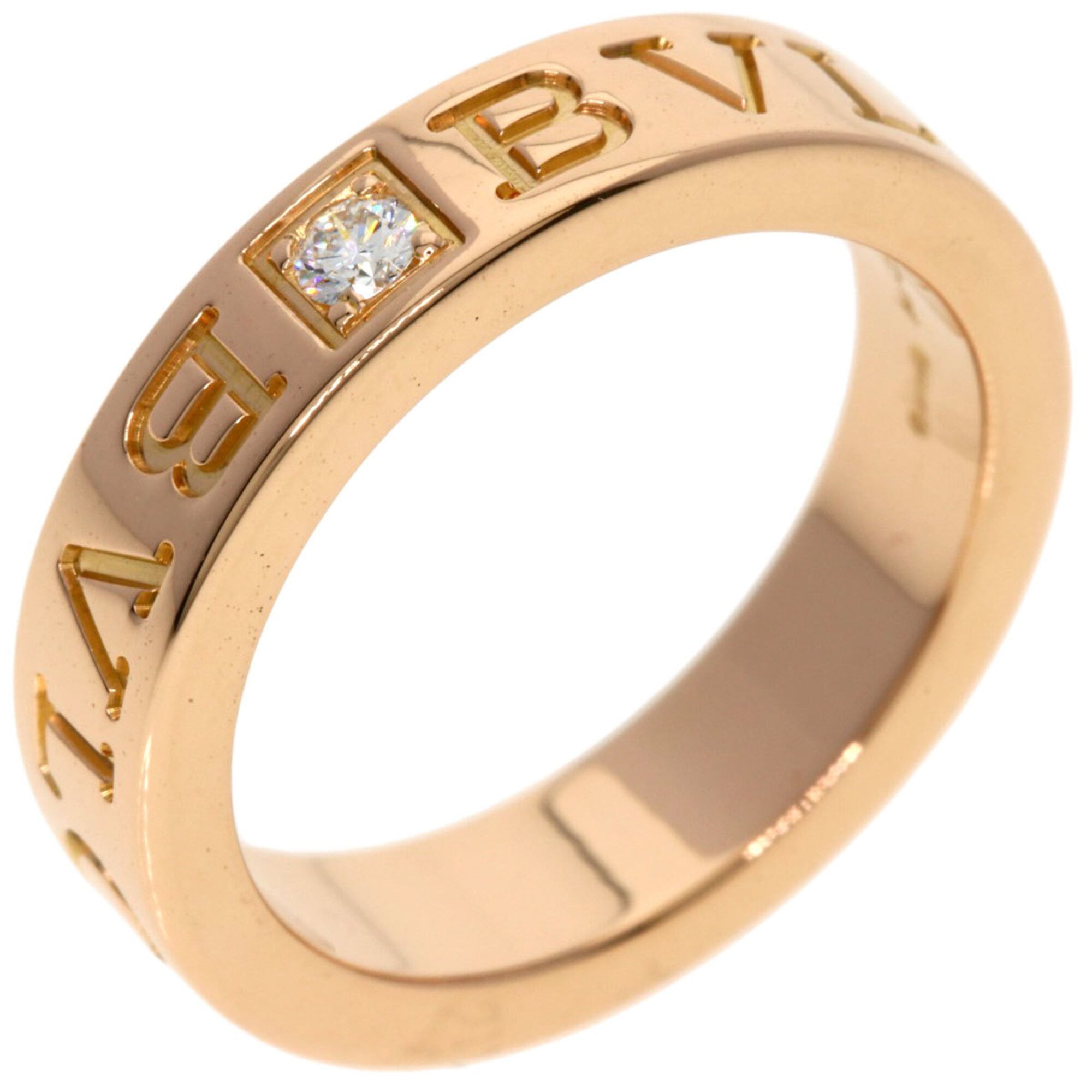 Bvlgari Pink Gold Pink Gold (18K) Band Ring (Pre-Owned)