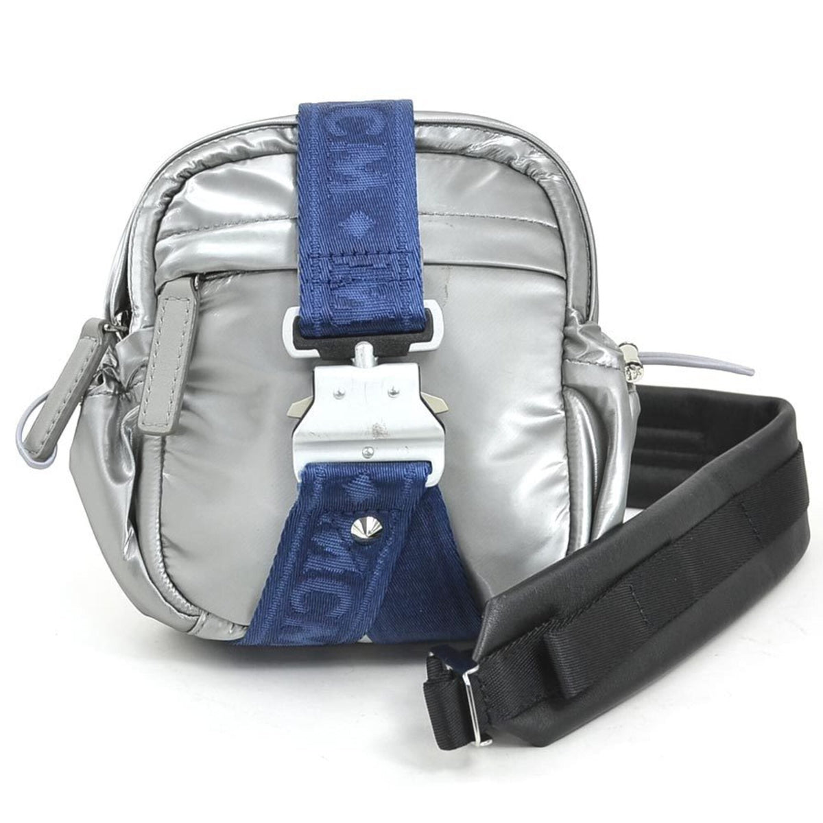 Mcm Blue Silver Pvc Shoulder Bag (Pre-Owned)