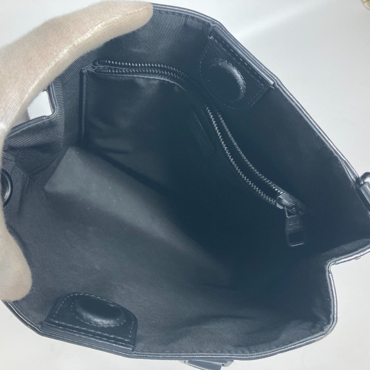 Louis Vuitton Black Noir Epi Leather Handbag Tote Bag (Pre-Owned)