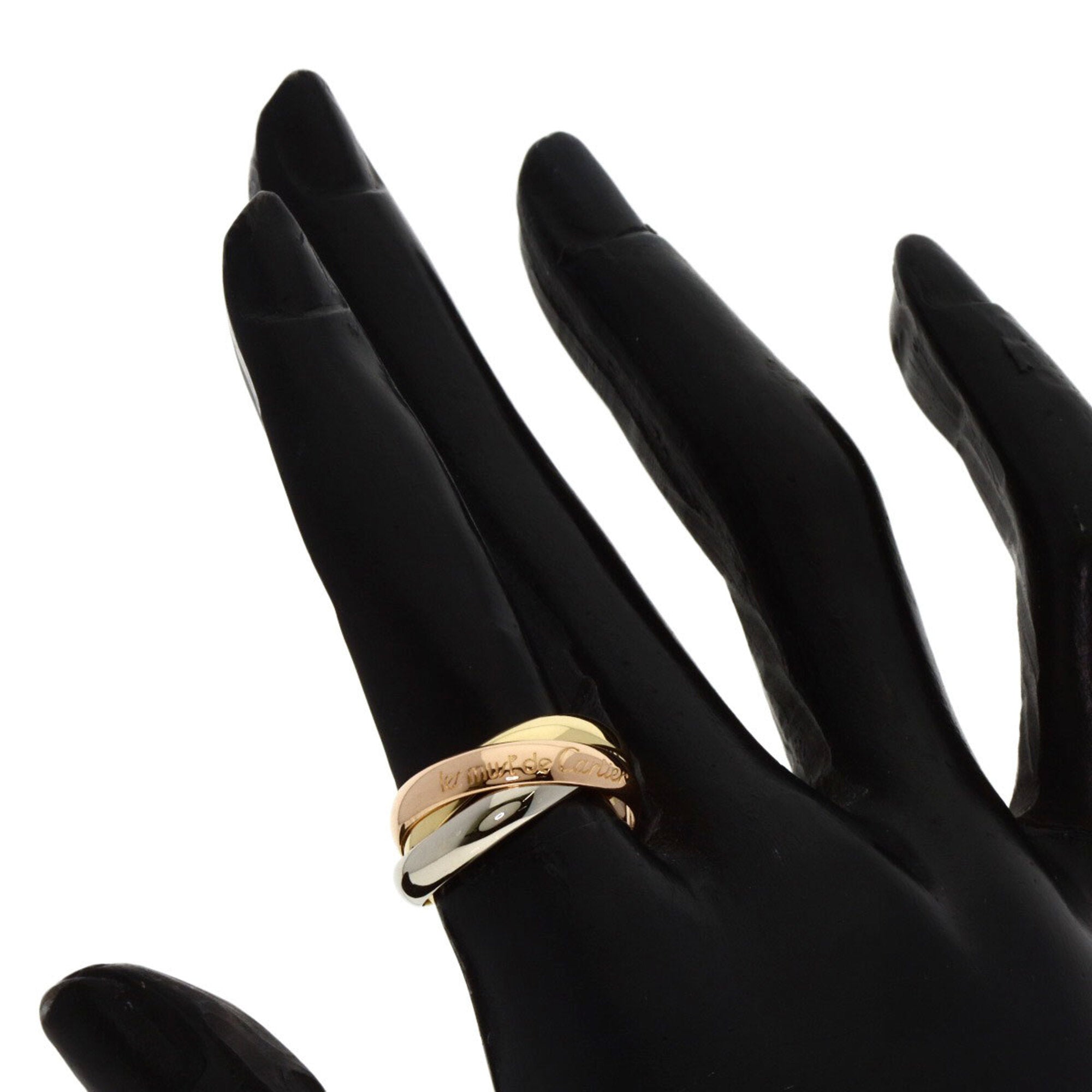 Cartier Pink Gold White Gold Yellow Gold Yellow Gold (18K) Pink Gold (18K) White Gold (18K) Band Ring (Pre-Owned)