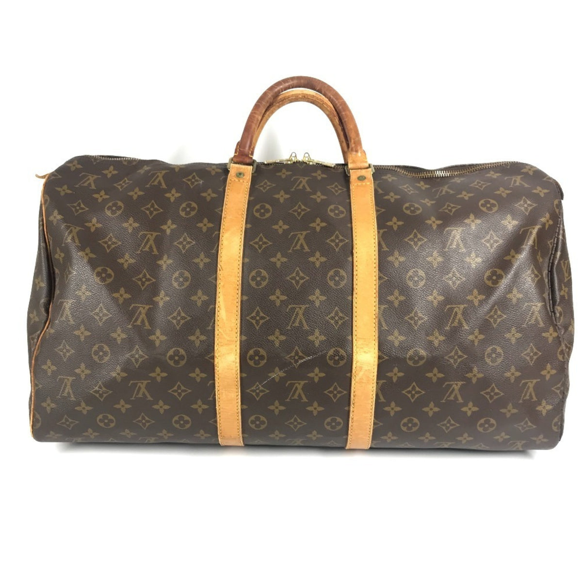 Louis Vuitton Brown Monogram Monogram Boston Bag Handbag (Pre-Owned)