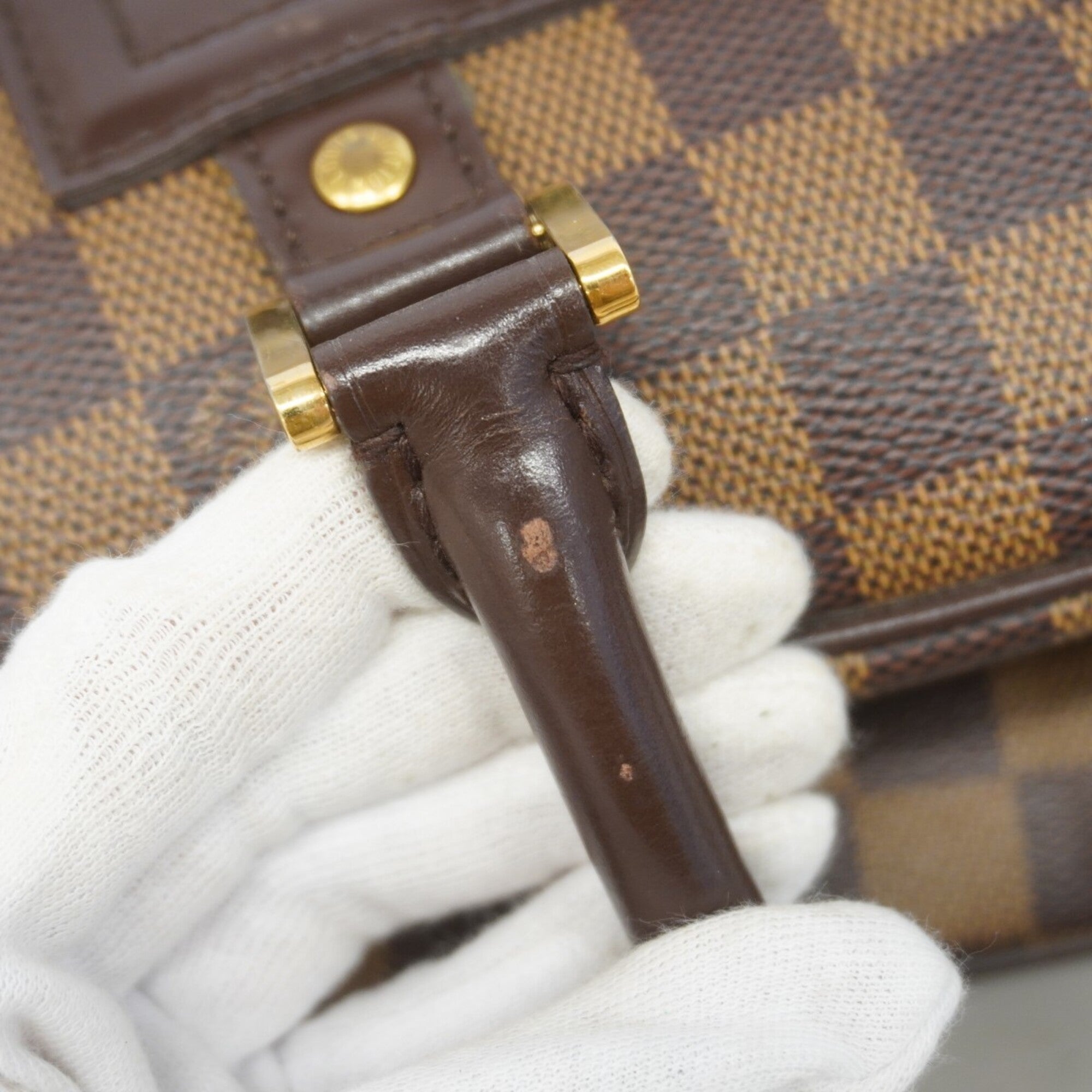 Louis Vuitton Ebene Handbag (Pre-Owned)