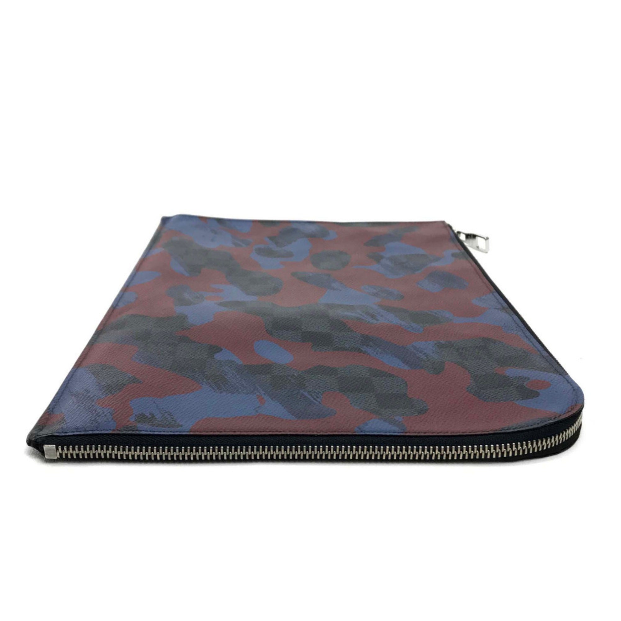 Louis Vuitton Camouflage Multi-Color Damier Graphite Clutch Bag Pochette Pouch (Pre-Owned)