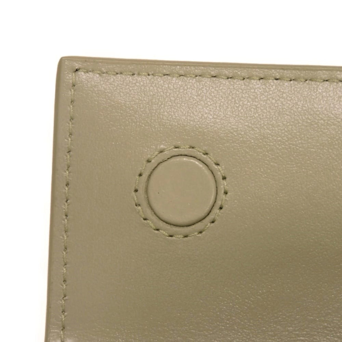 Bottega Veneta Green Intrecciato Long Wallet (Bi-Fold) (Pre-Owned)