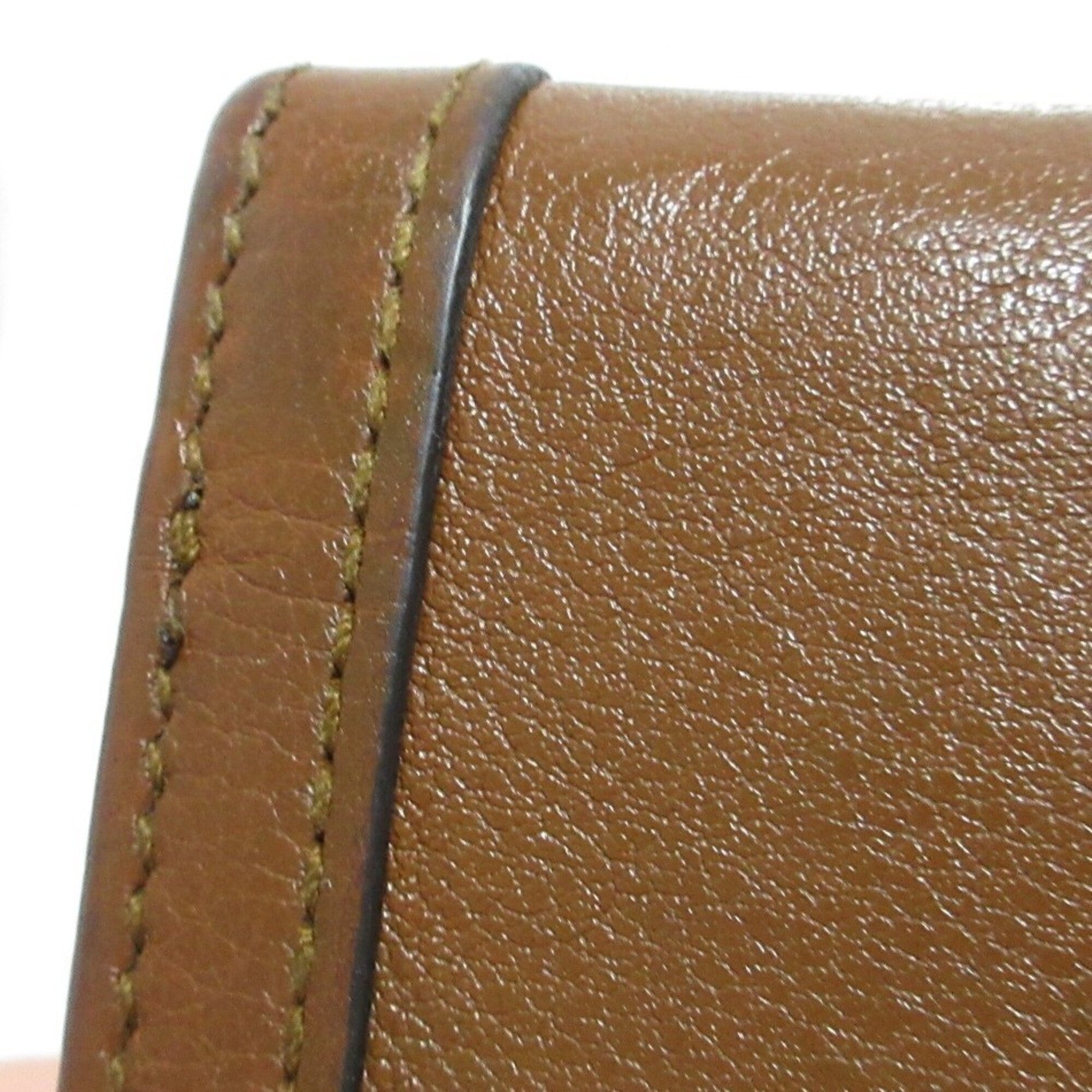 Gucci Bamboo Brown Wallet (Tri-Fold) (Pre-Owned)