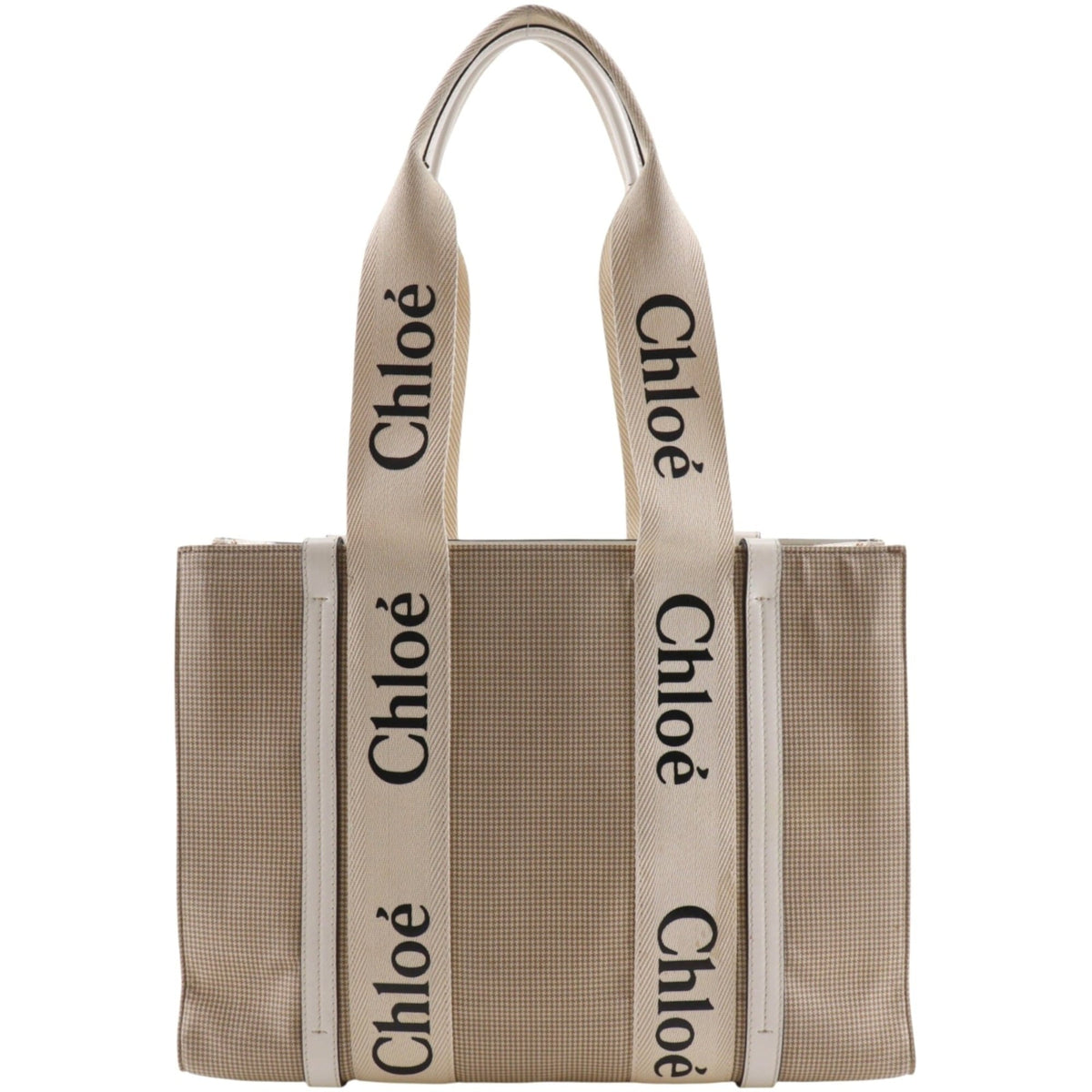 Chloé Beige Canvas Tote Bag (Pre-Owned)