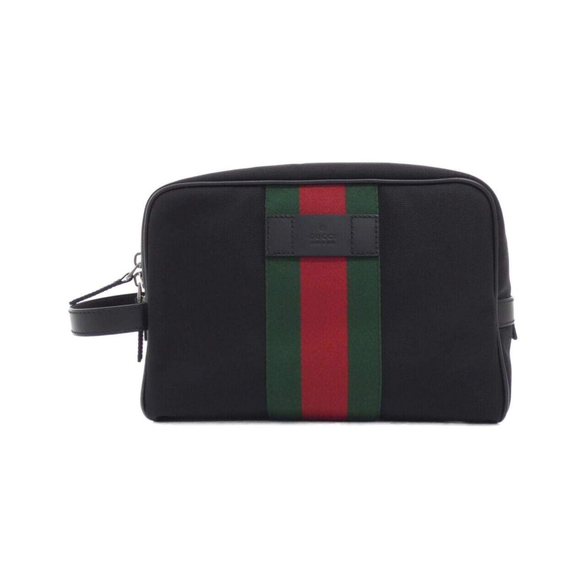Gucci Black Canvas Handbag (Pre-Owned)