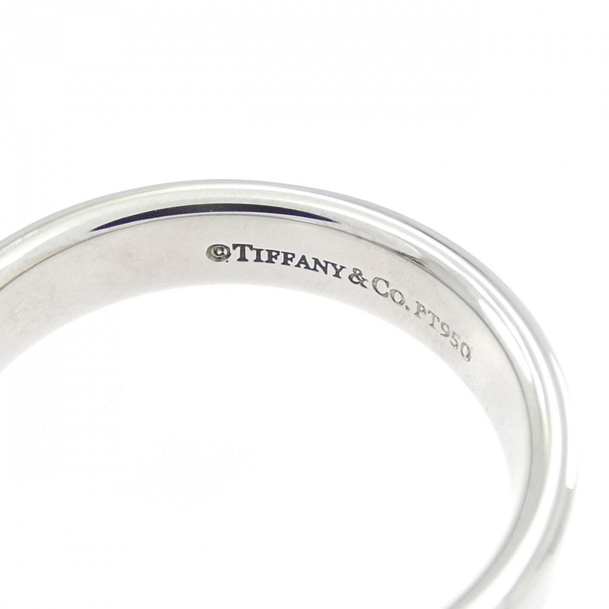 Tiffany Platinum 950 Band Ring (Pre-Owned)