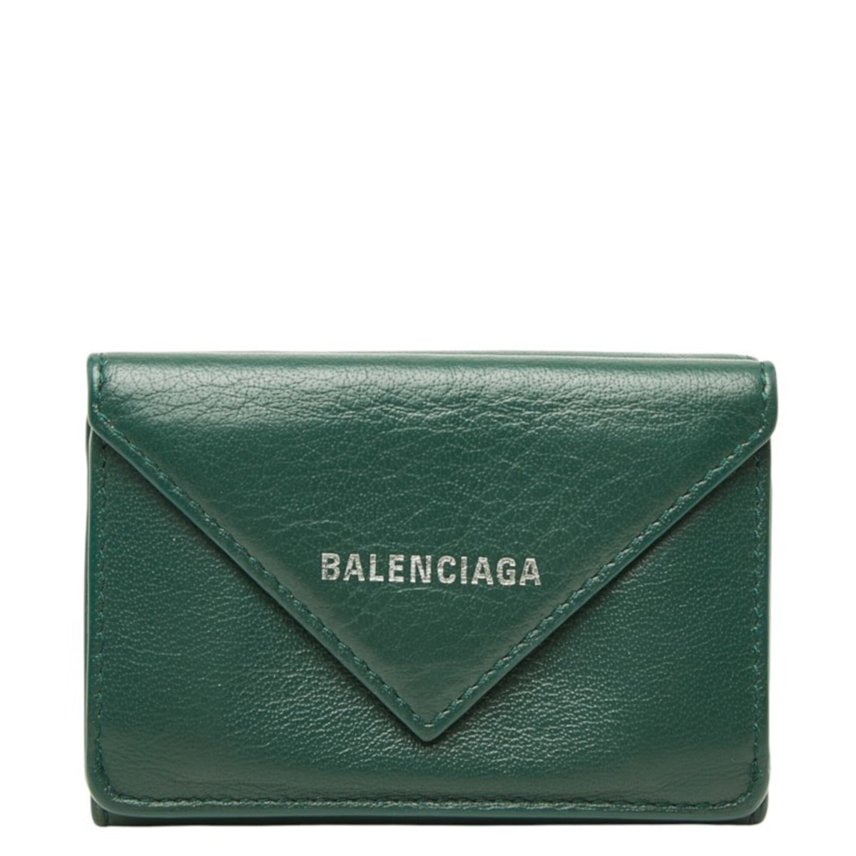 Balenciaga Green Paper Wallet (Tri-Fold) (Pre-Owned)