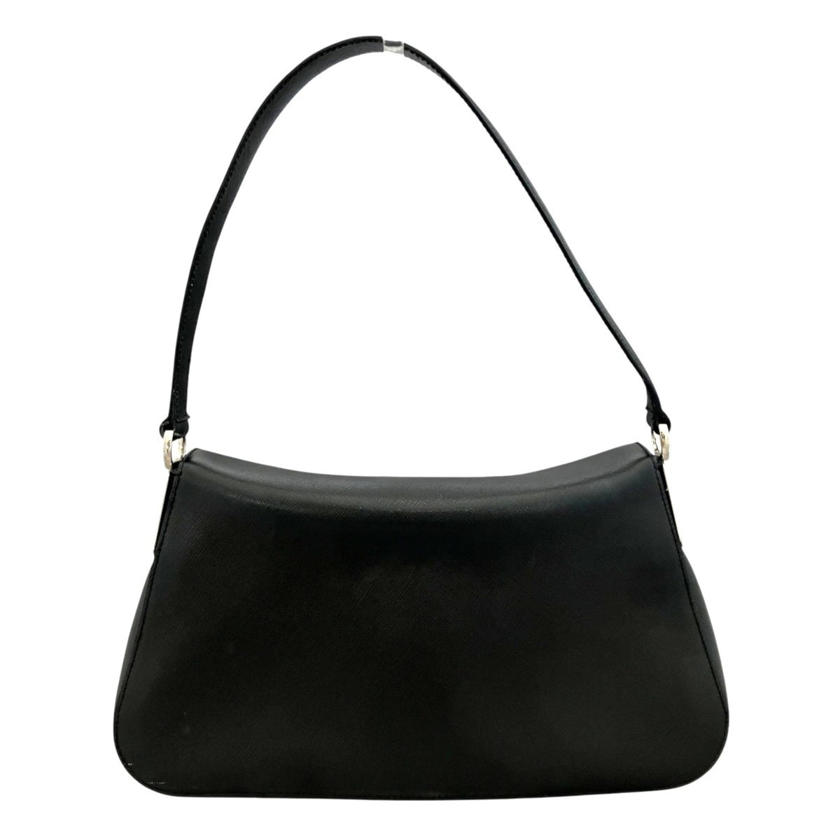 Salvatore Ferragamo Black Leather Handbag (Pre-Owned)