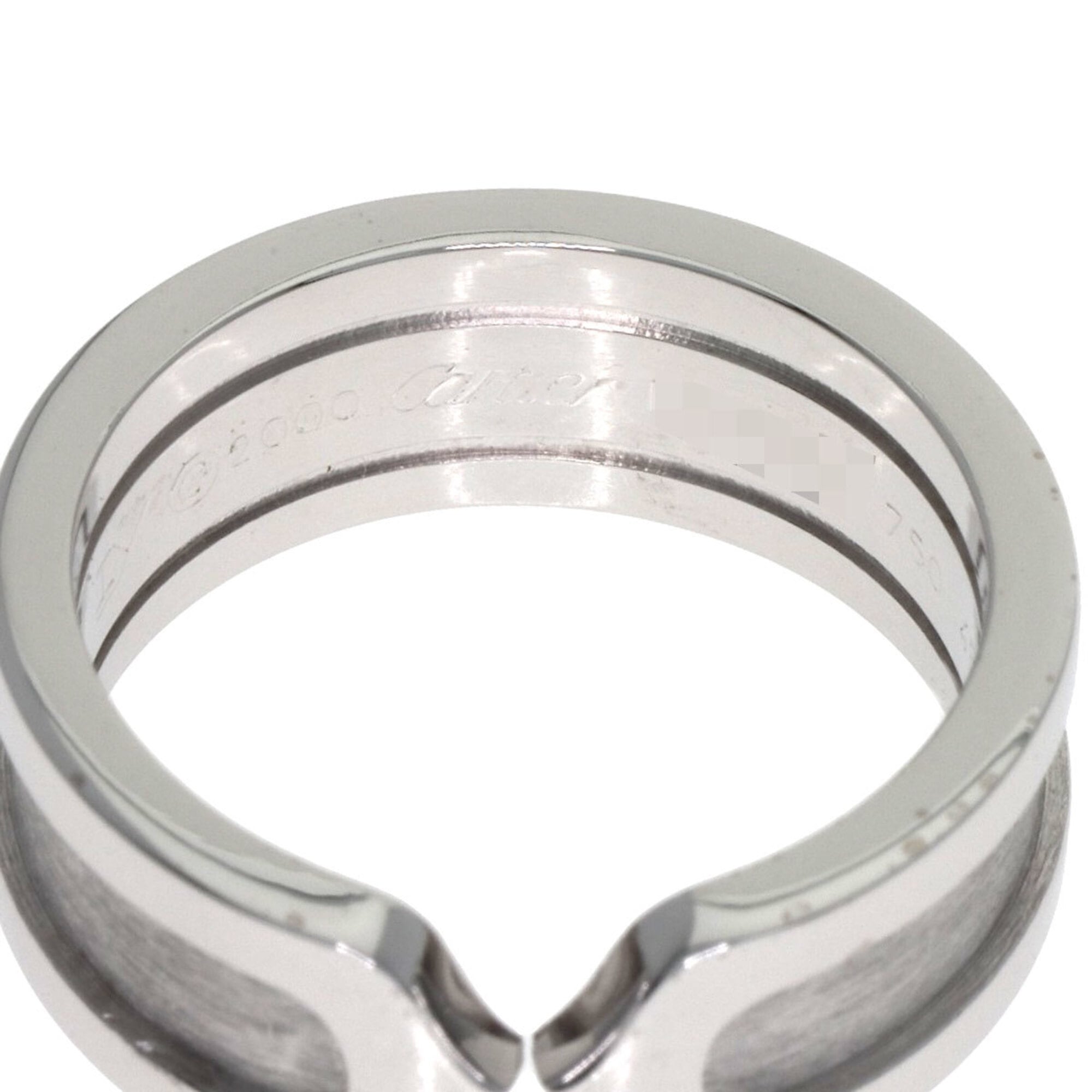 Cartier C2 White Gold (18K) Band Ring (Pre-Owned)