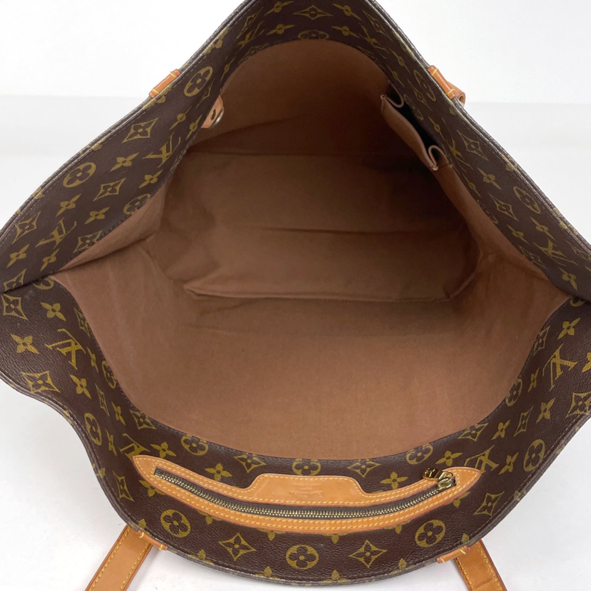 Louis Vuitton Brown Monogram Shoulder Bag Tote Bag (Pre-Owned)
