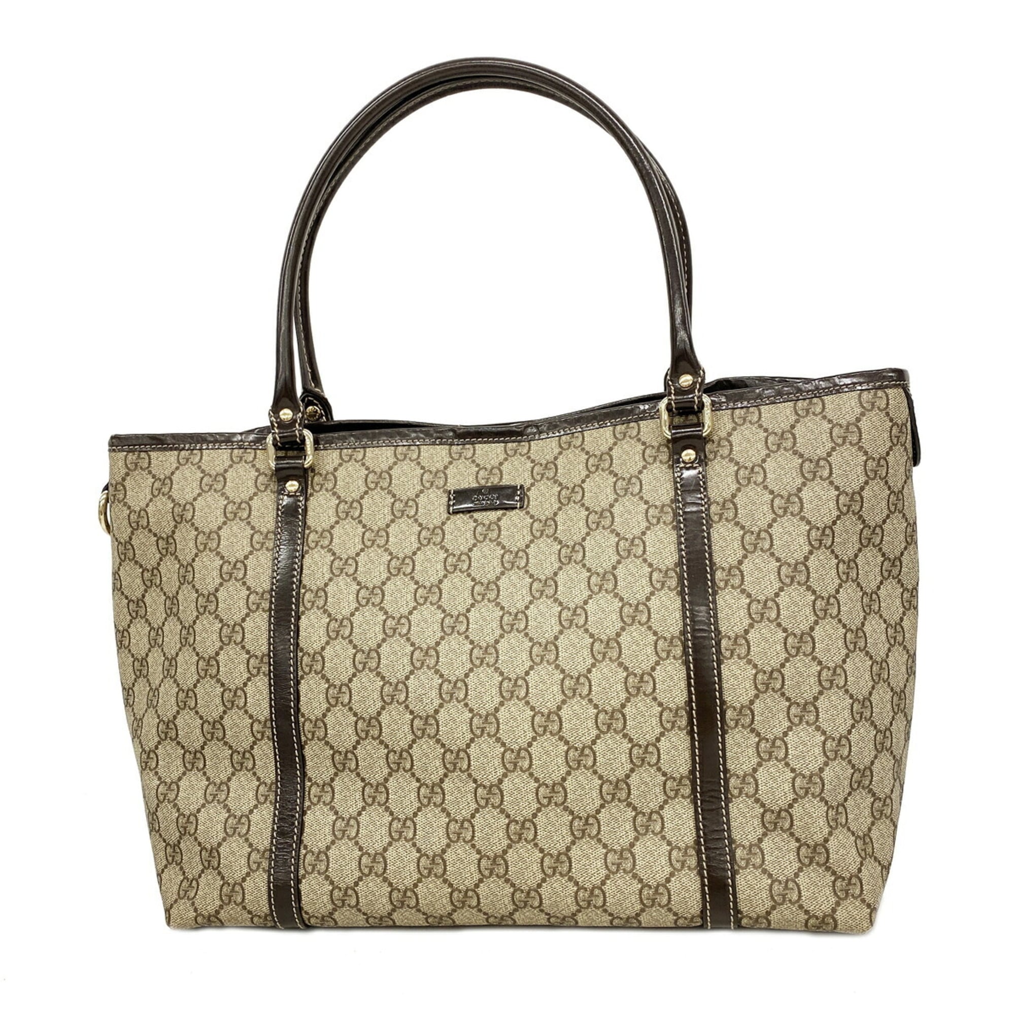 Gucci Brown Pvc Tote Bag (Pre-Owned)