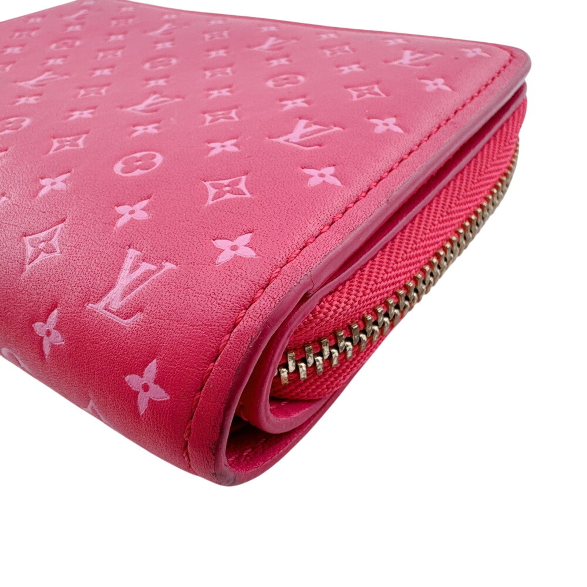 Louis Vuitton Pink Leather Wallet (Bi-Fold) (Pre-Owned)