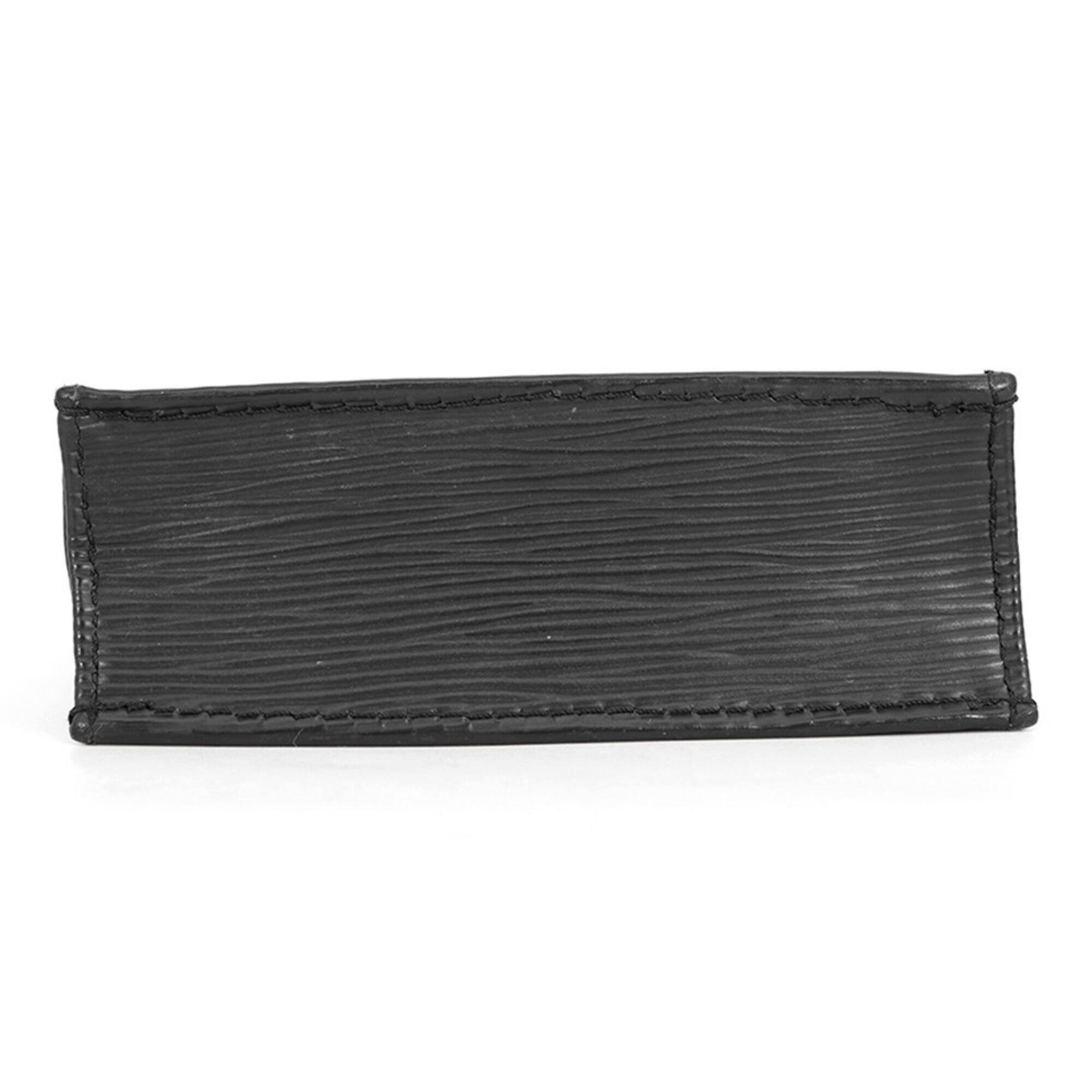 Louis Vuitton Black Noir Epi Leather Handbag Shoulder Bag (Pre-Owned)