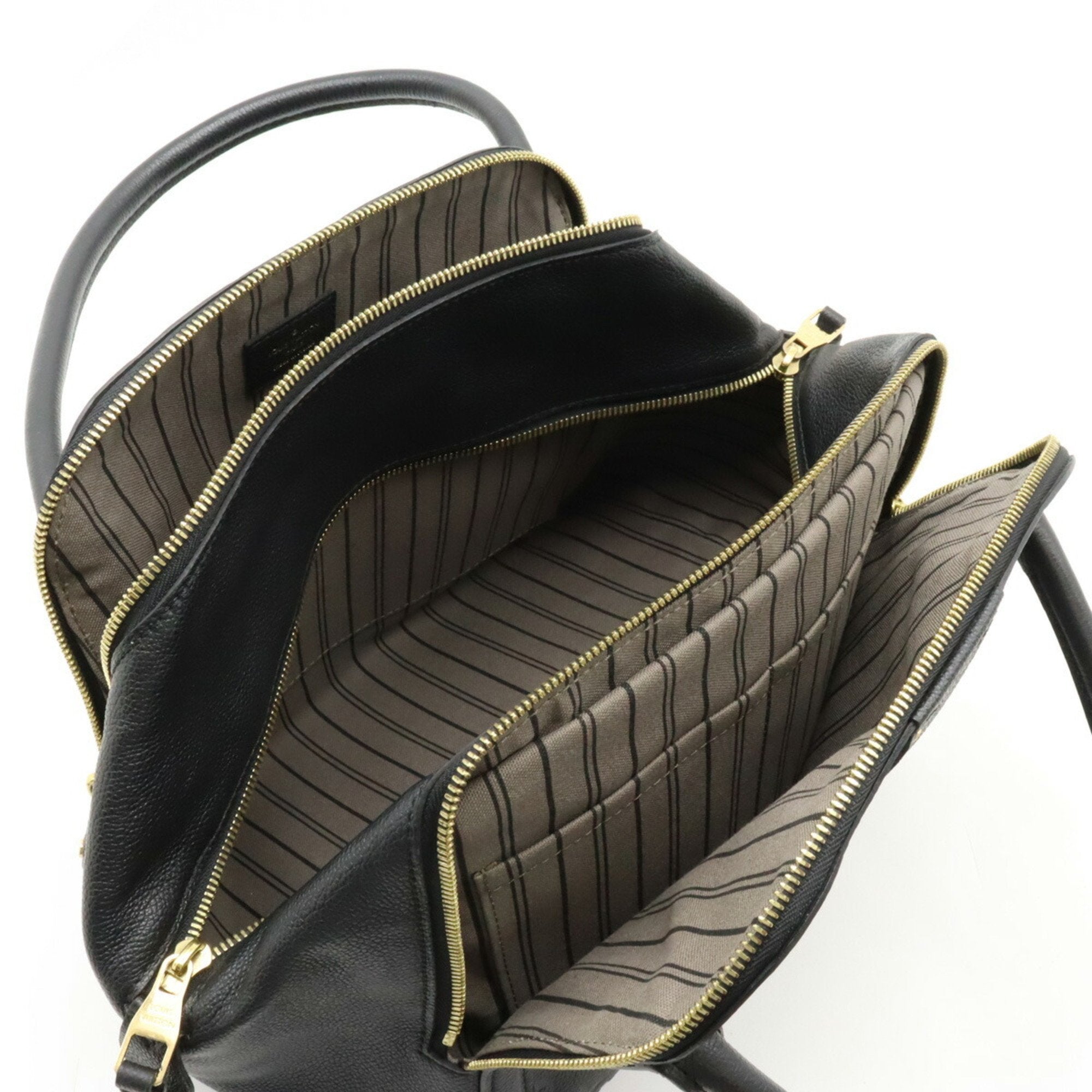 Louis Vuitton Monogram Black Noir Monogram Empreinte Handbag Tote Bag (Pre-Owned)