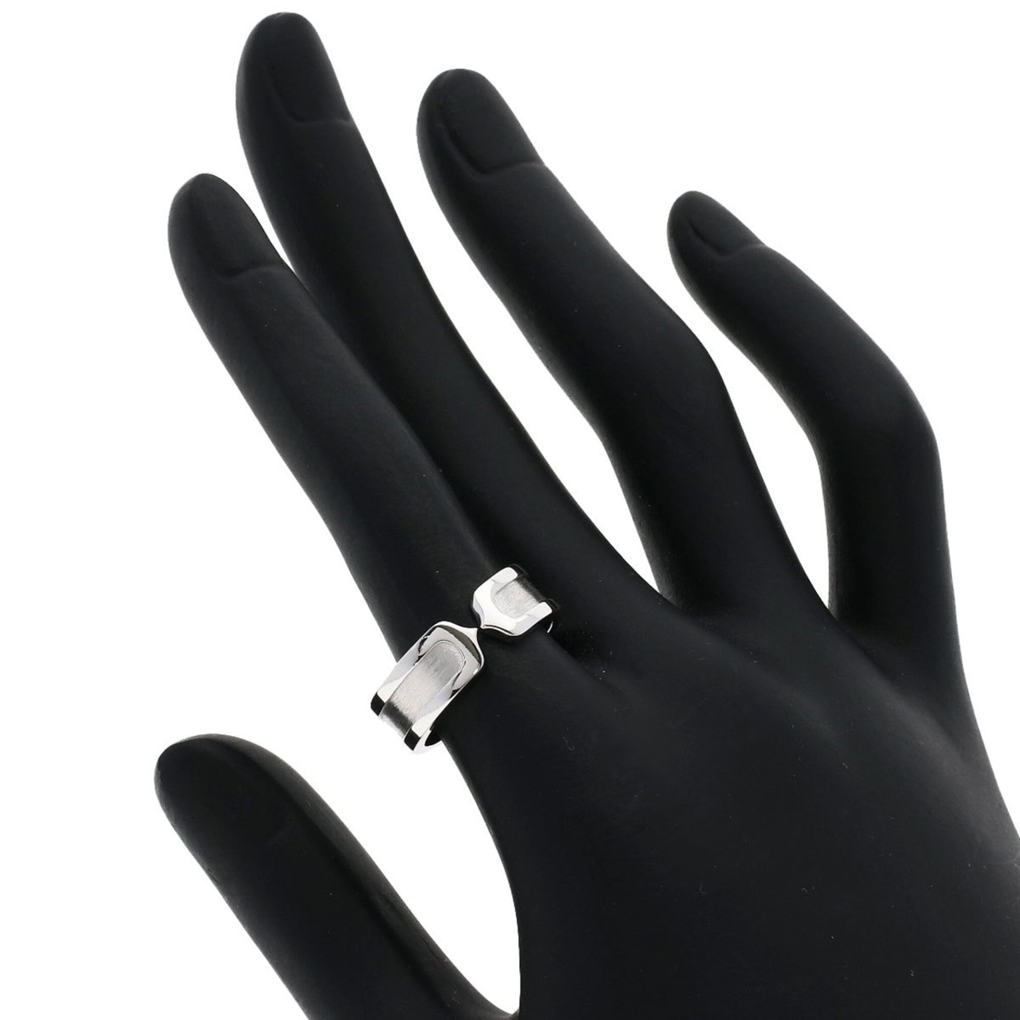 Cartier C2 White Gold (18K) Band Ring (Pre-Owned)
