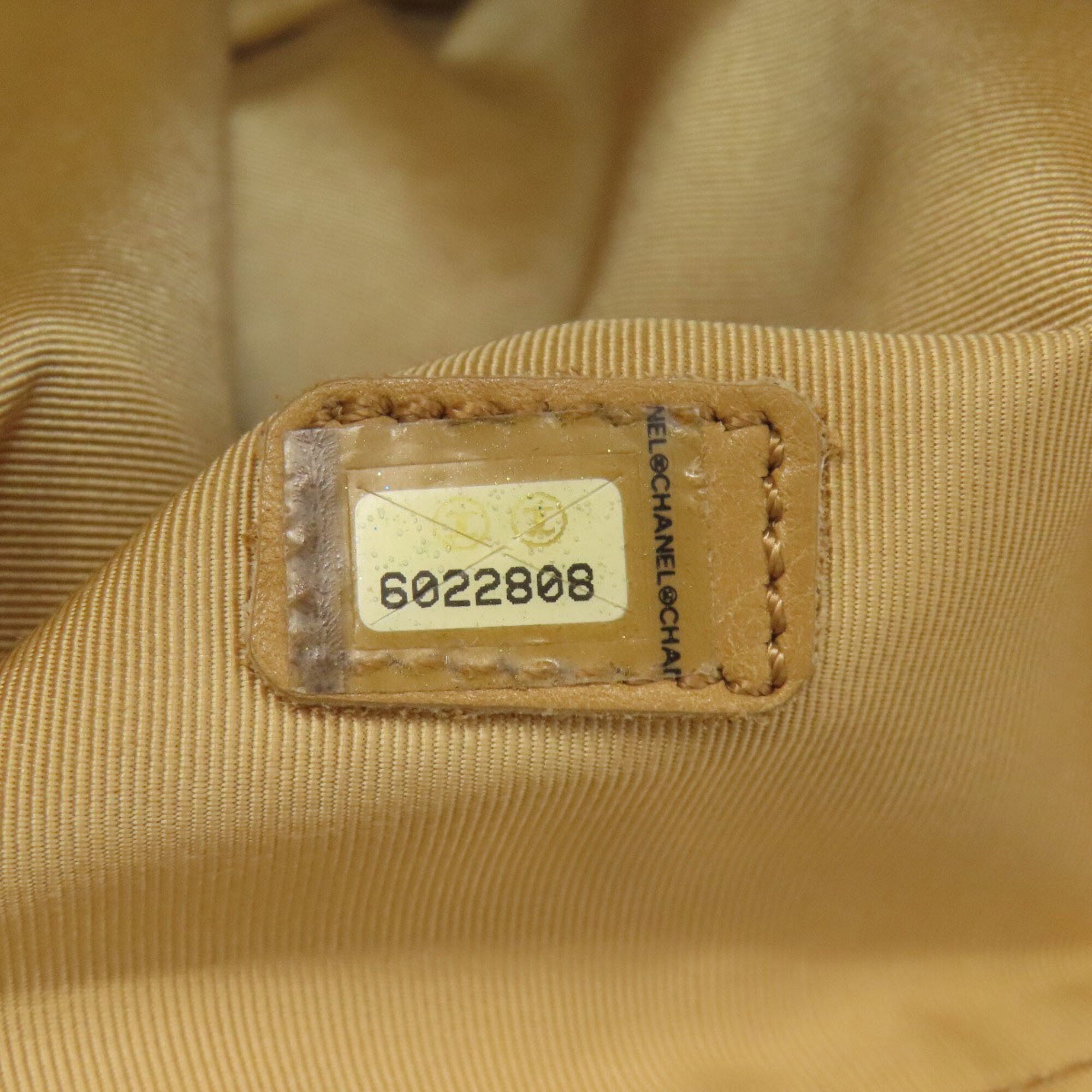 Chanel Beige Leather Tote Bag (Pre-Owned)