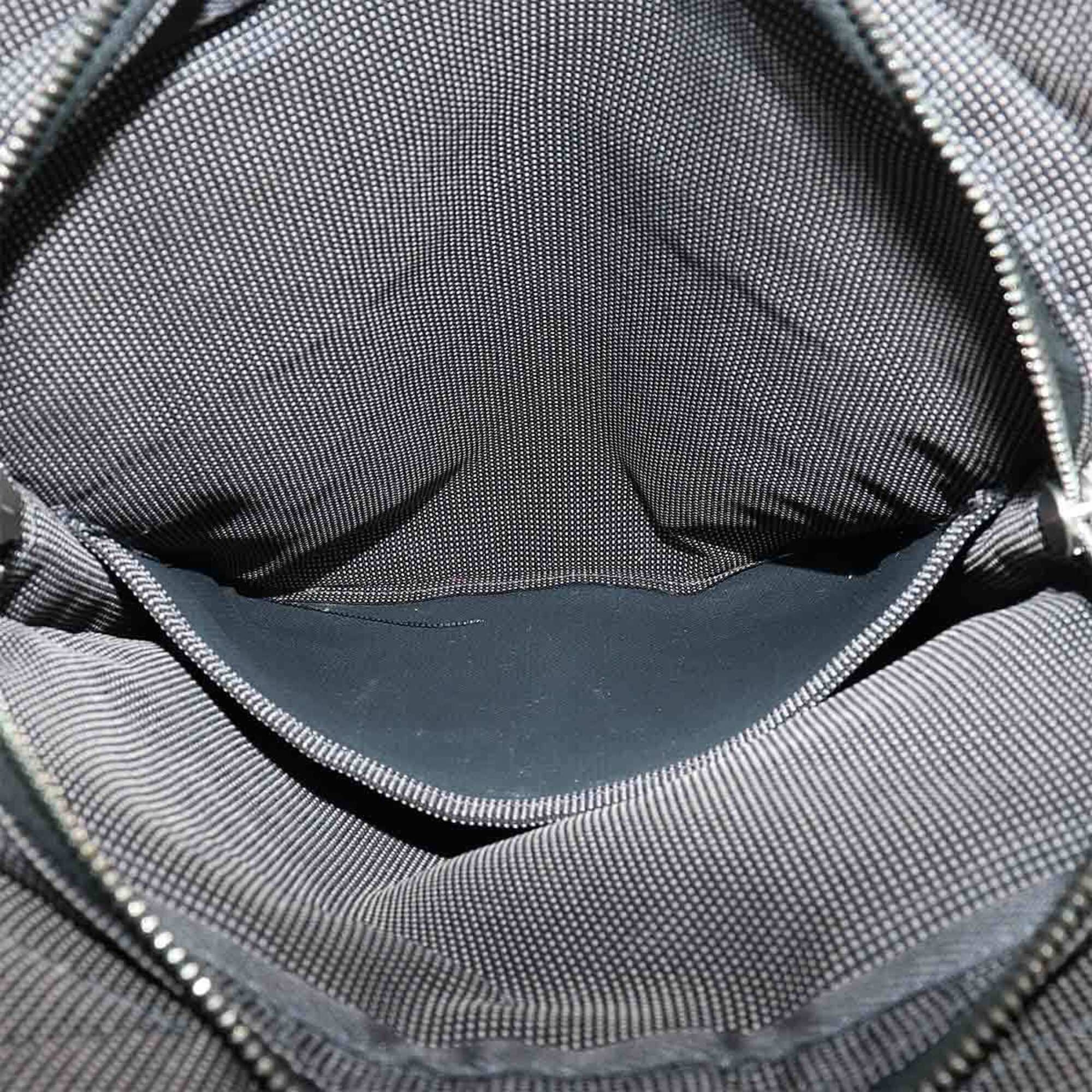 Hermes Gray Canvas Backpack (Pre-Owned)