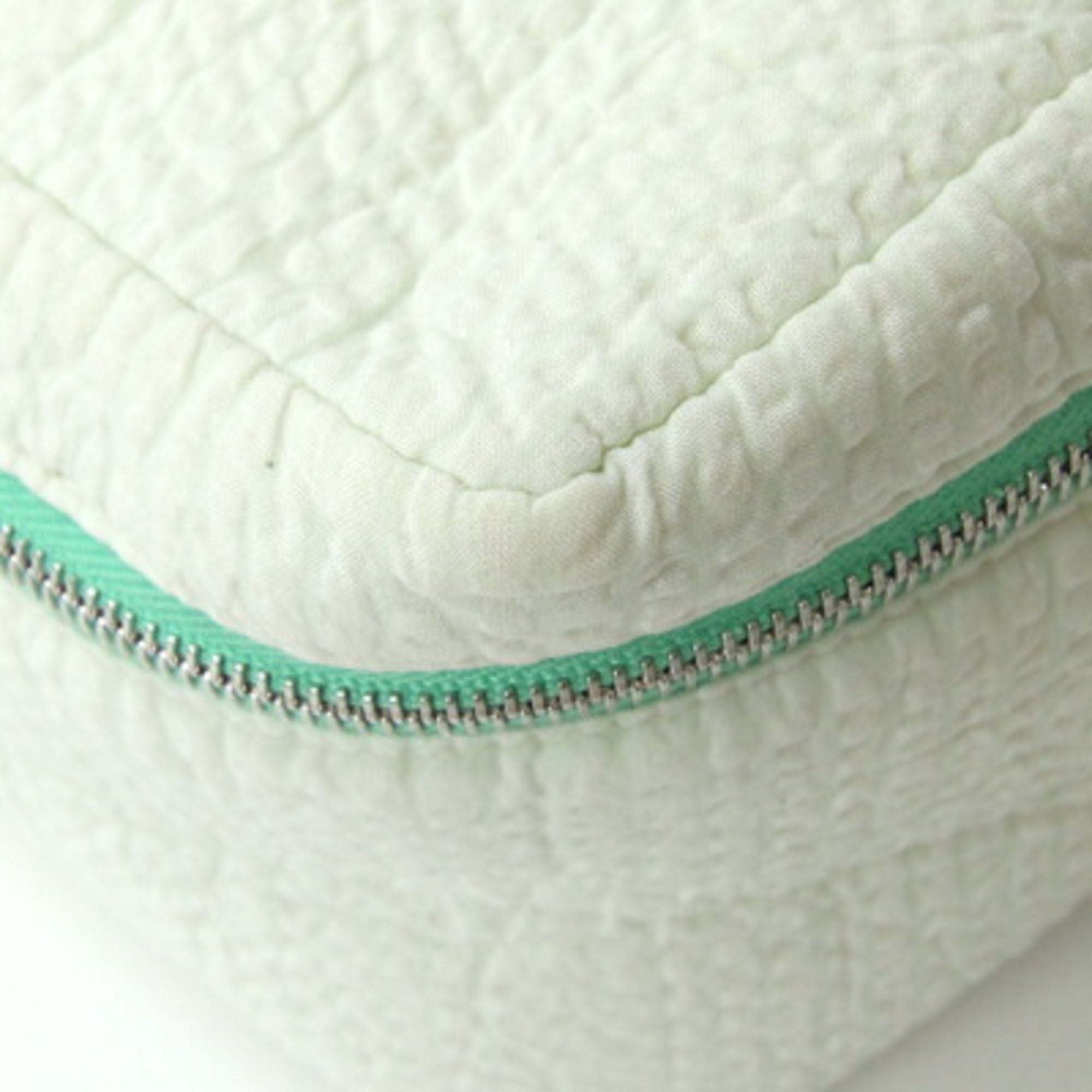 Hermes Green Vert Cotton Pouch (Pre-Owned)