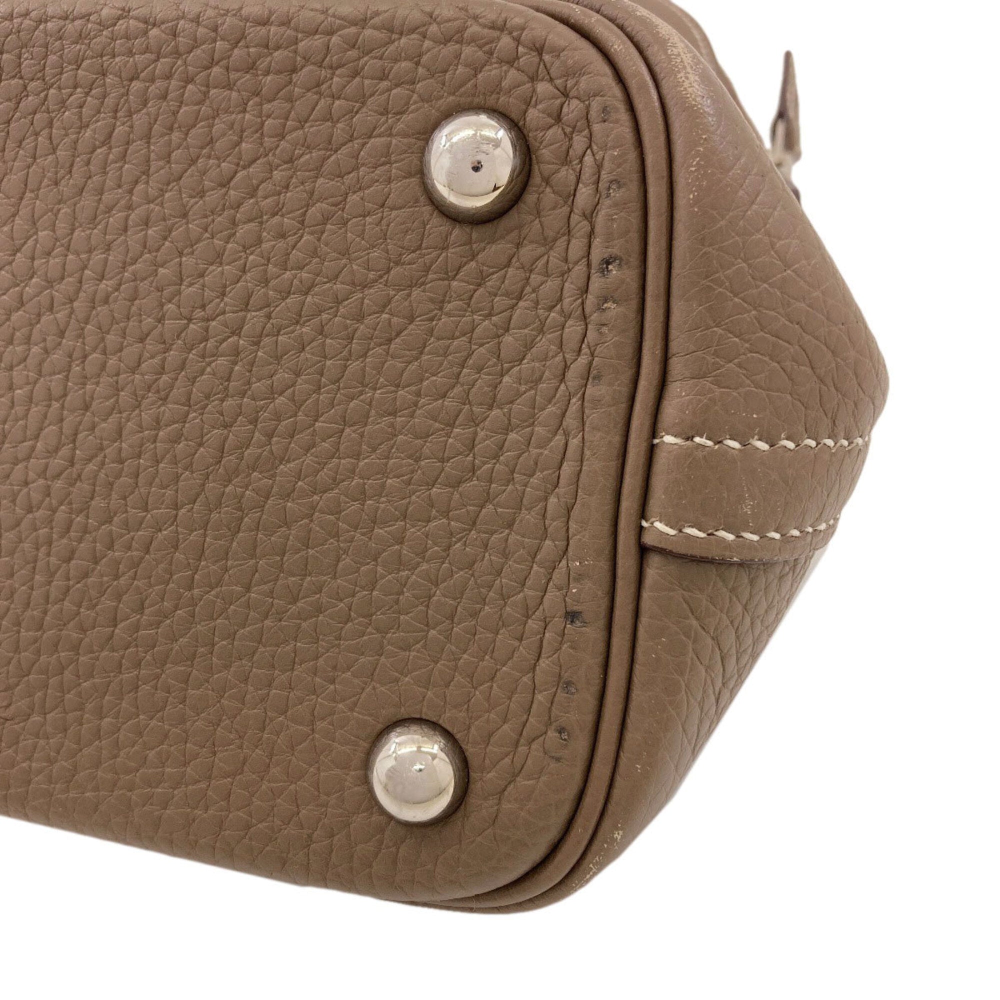 Hermes Bolide Etoupe Gray Handbag (Pre-Owned)