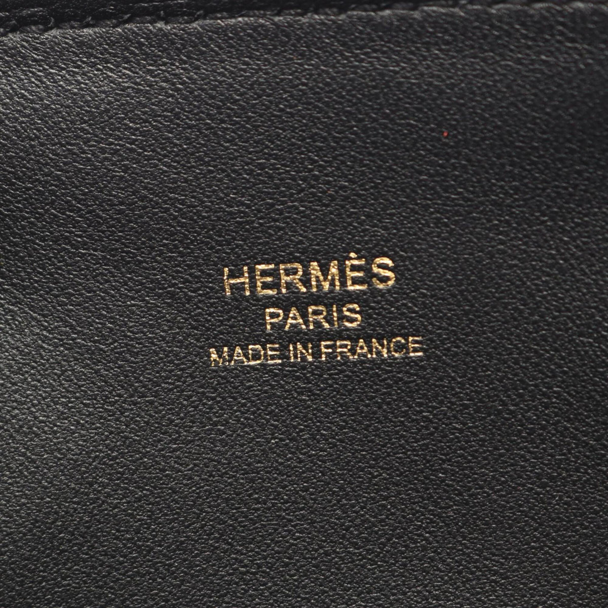 Hermes Black Chevre Leather Handbag (Pre-Owned)