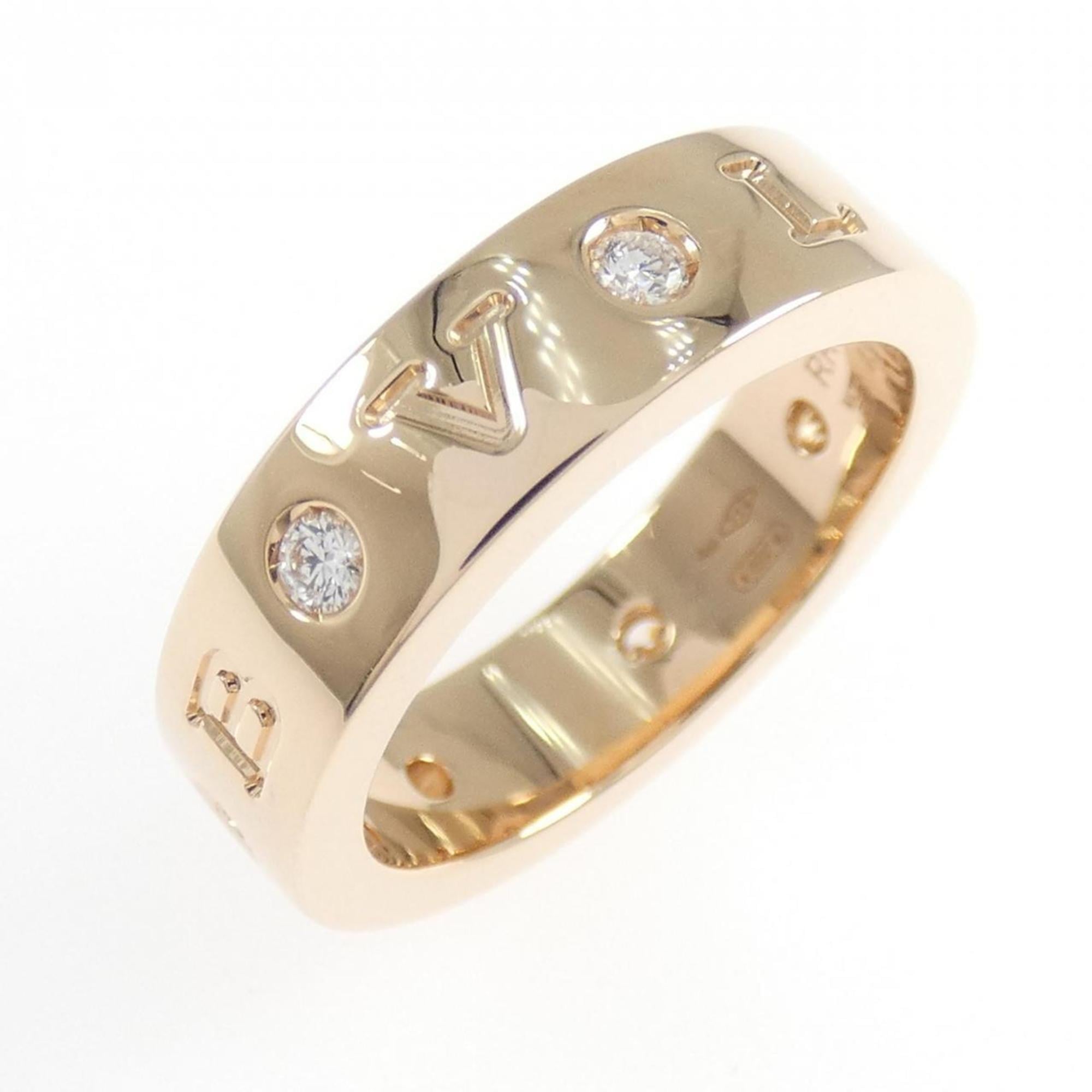 Bvlgari Pink Gold Pink Gold (18K) Band Ring (Pre-Owned)