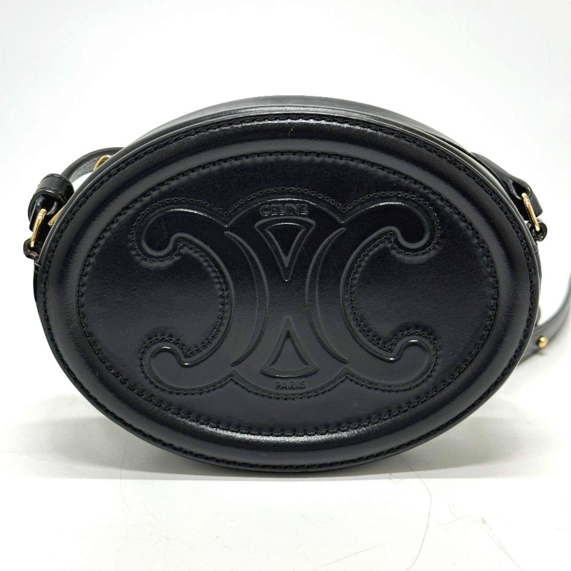 Celine Black Leather Shoulder Bag (Pre-Owned)