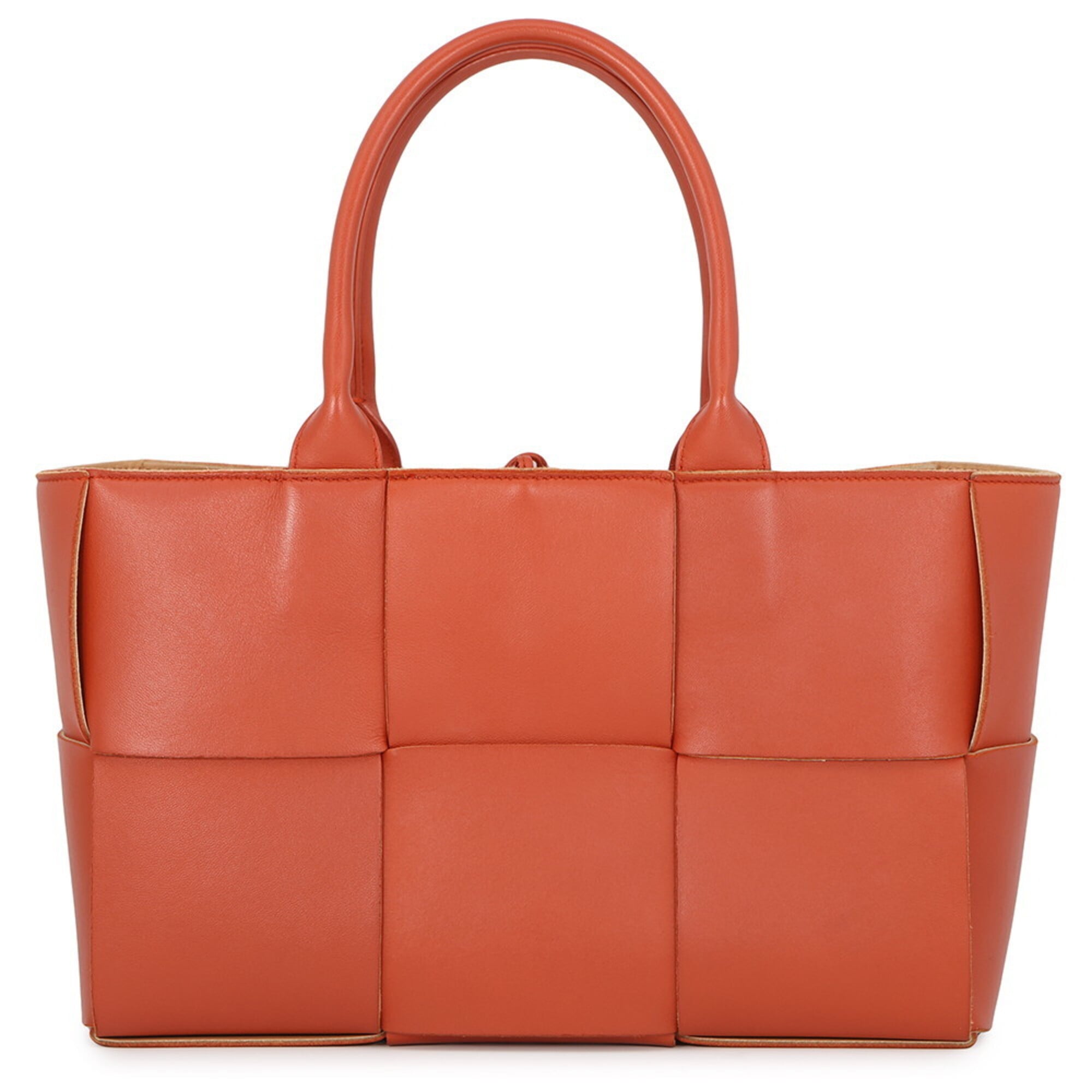 Bottega Veneta Red Color Intrecciato Handbag Pouch (Pre-Owned)