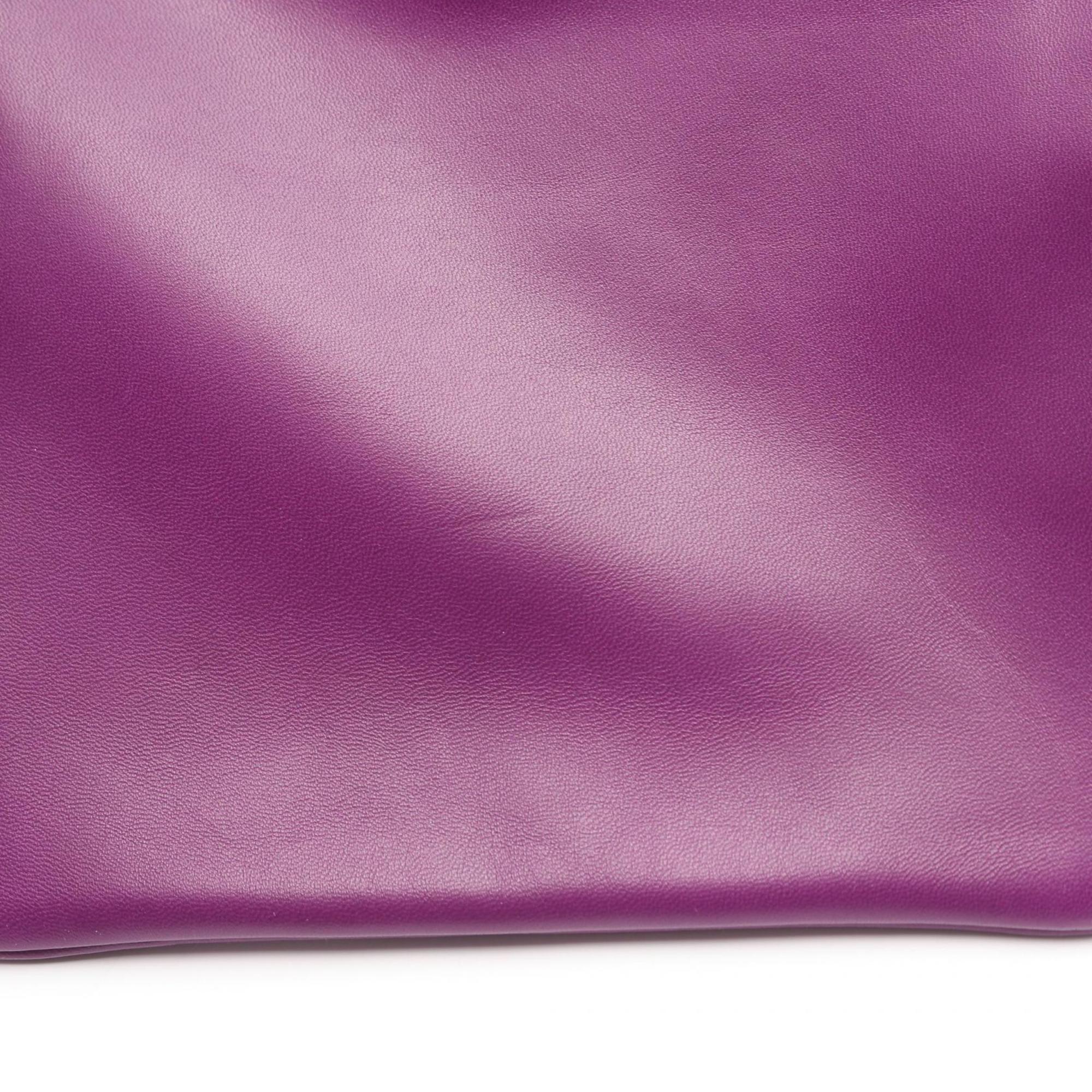 Hermes Anemone Purple Swift Leather Leather Handbag Shoulder Bag (Pre-Owned)
