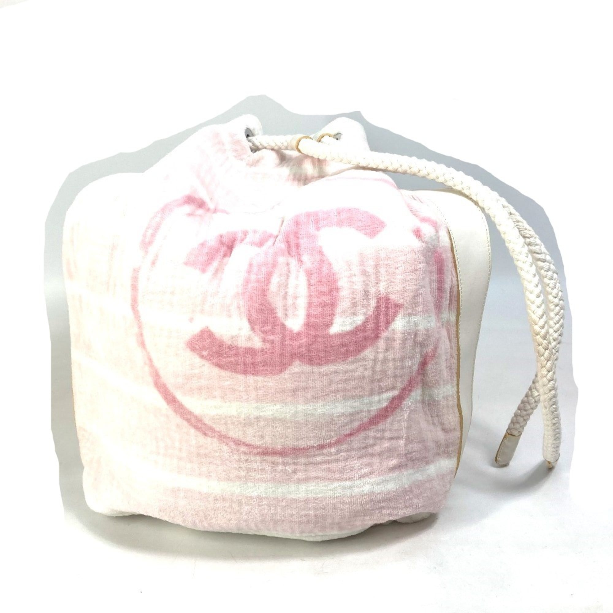 Chanel Pink Cotton Shoulder Bag (Pre-Owned)