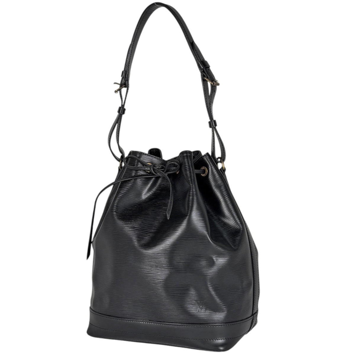 Louis Vuitton Black Noir Epi Leather Shoulder Bag (Pre-Owned)