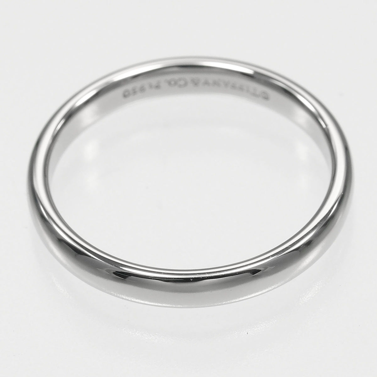 Tiffany Platinum 950 Band Ring (Pre-Owned)