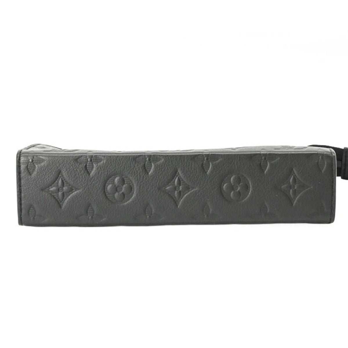 Louis Vuitton Black Monogram Shadow Leather Pouch Shoulder Bag (Pre-Owned)