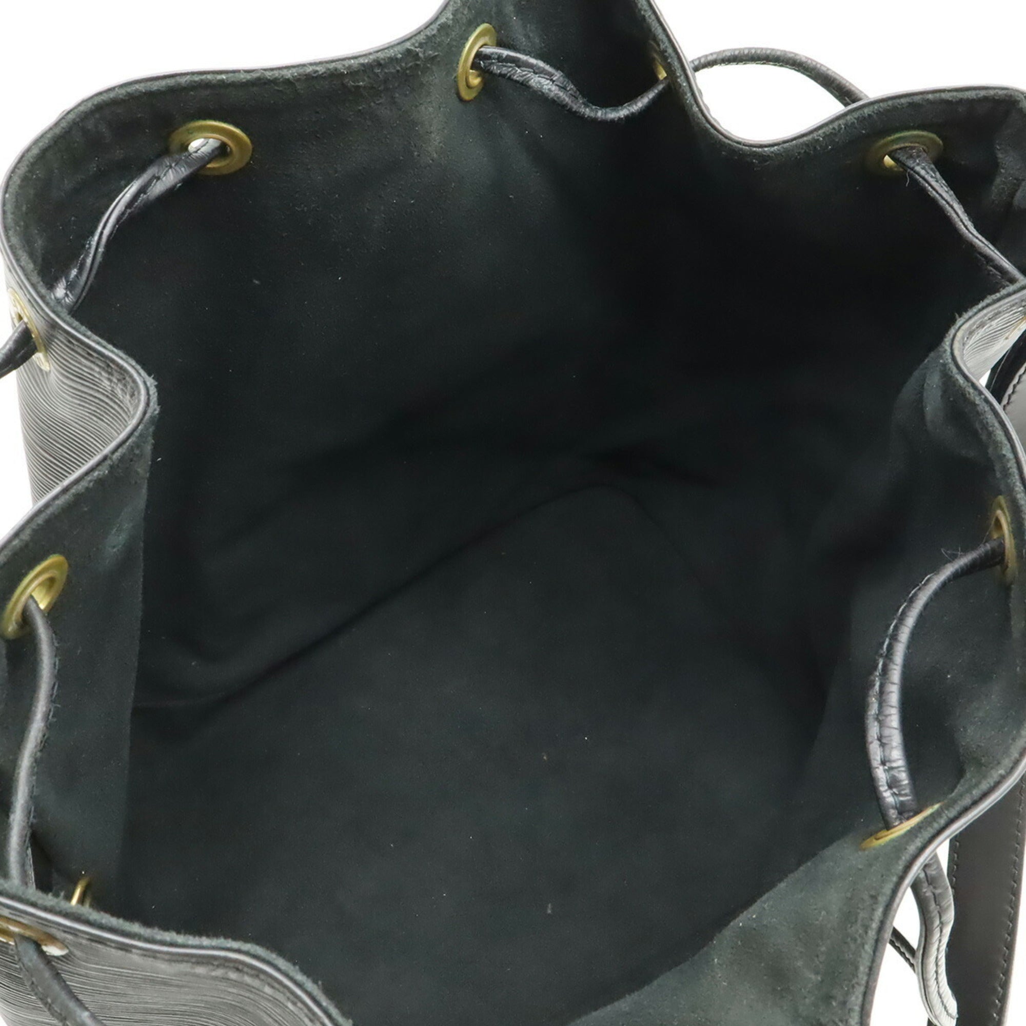 Louis Vuitton Black Noir Epi Leather Shoulder Bag (Pre-Owned)