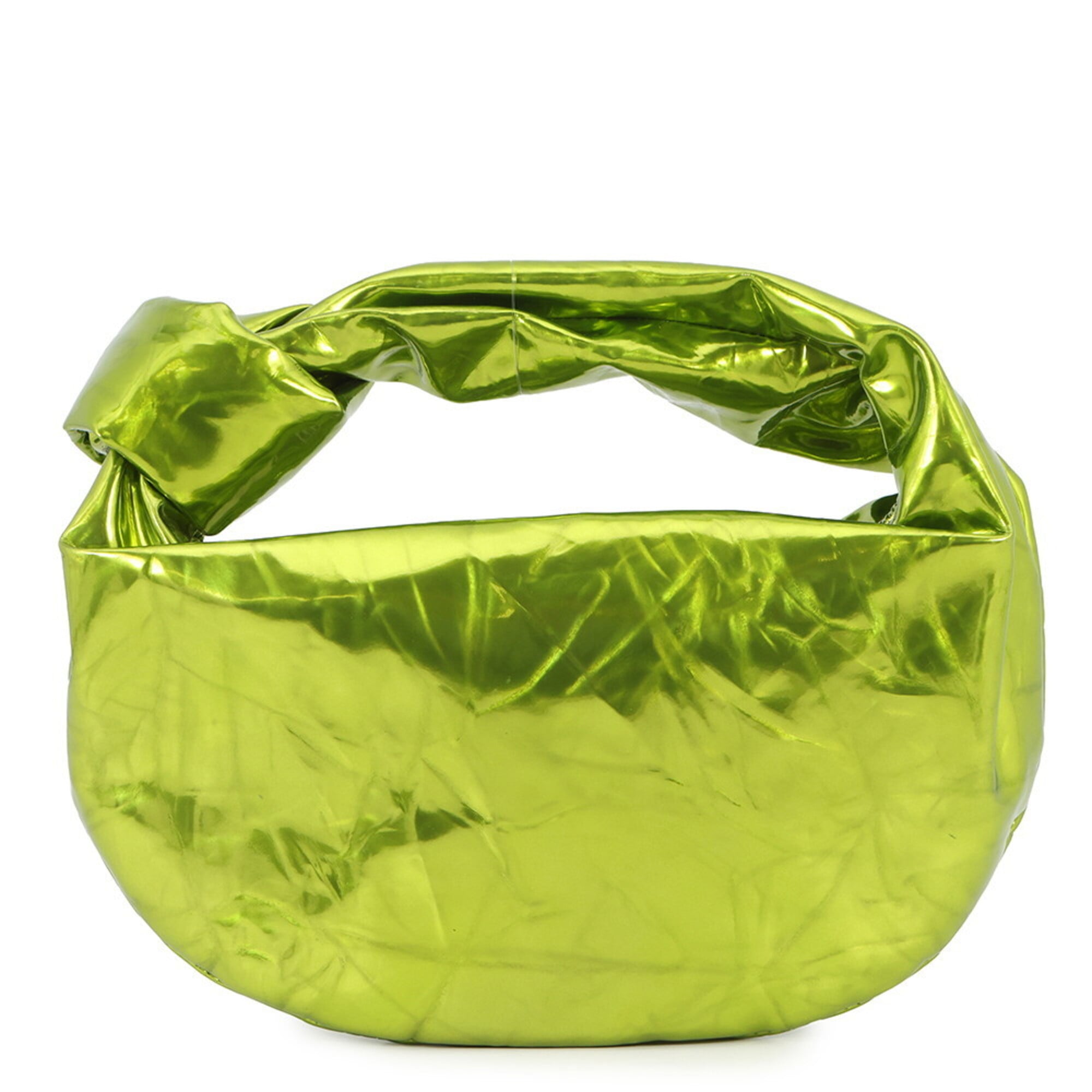 Bottega Veneta Light Green Patent Leather Handbag (Pre-Owned)