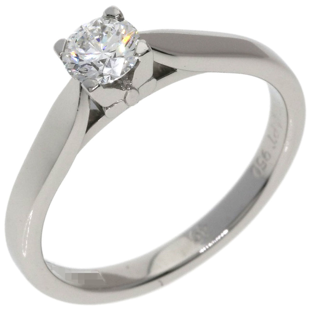 Van Cleef & Arpels Platinum 950 Band Ring (Pre-Owned)
