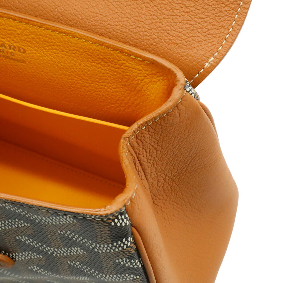 Goyard Black Brown Coated Canvas Leather Handbag Shoulder Bag (Pre-Owned)